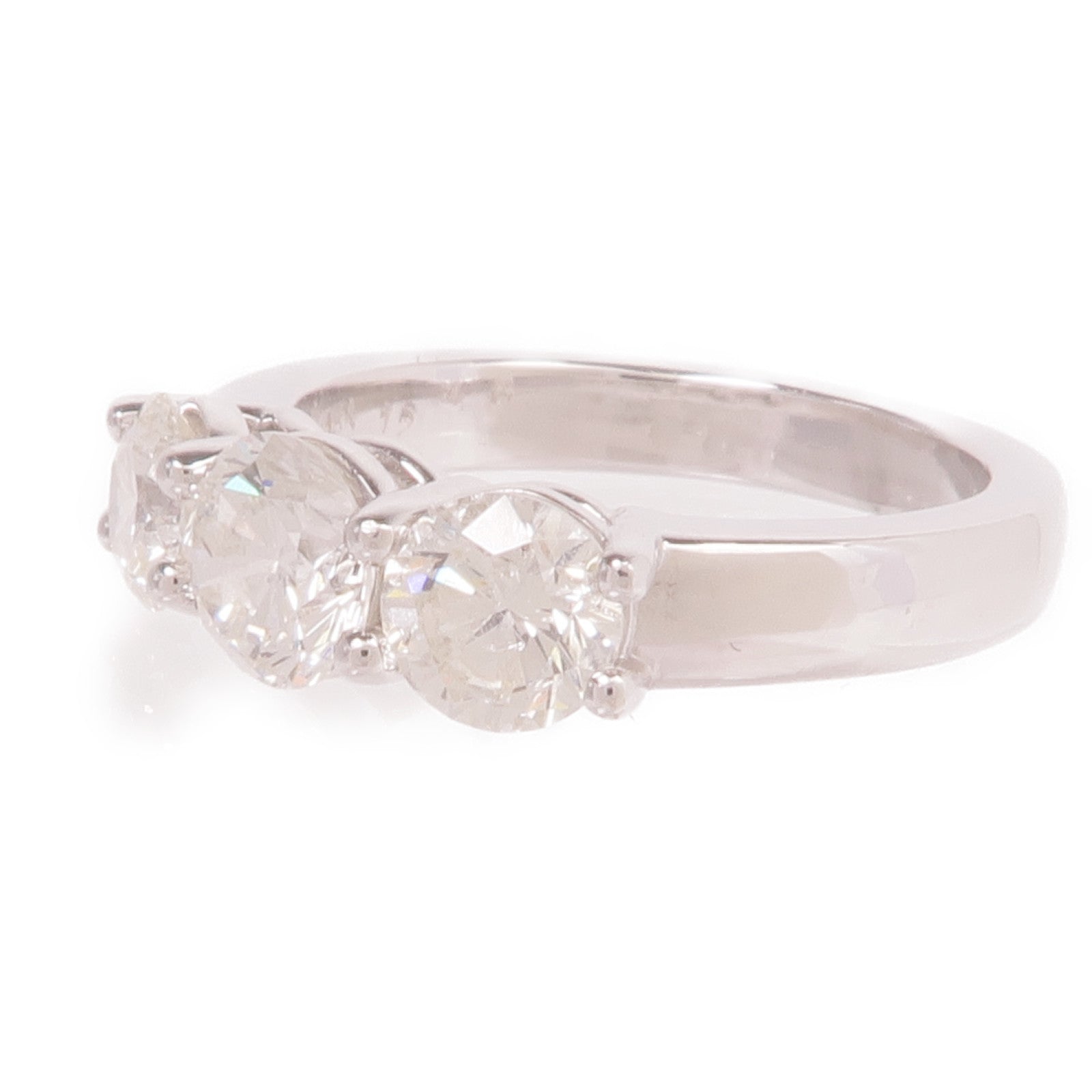 JEWELRY 【激減優惠】18K白金Diamond Ring鑽石戒指US#3.75