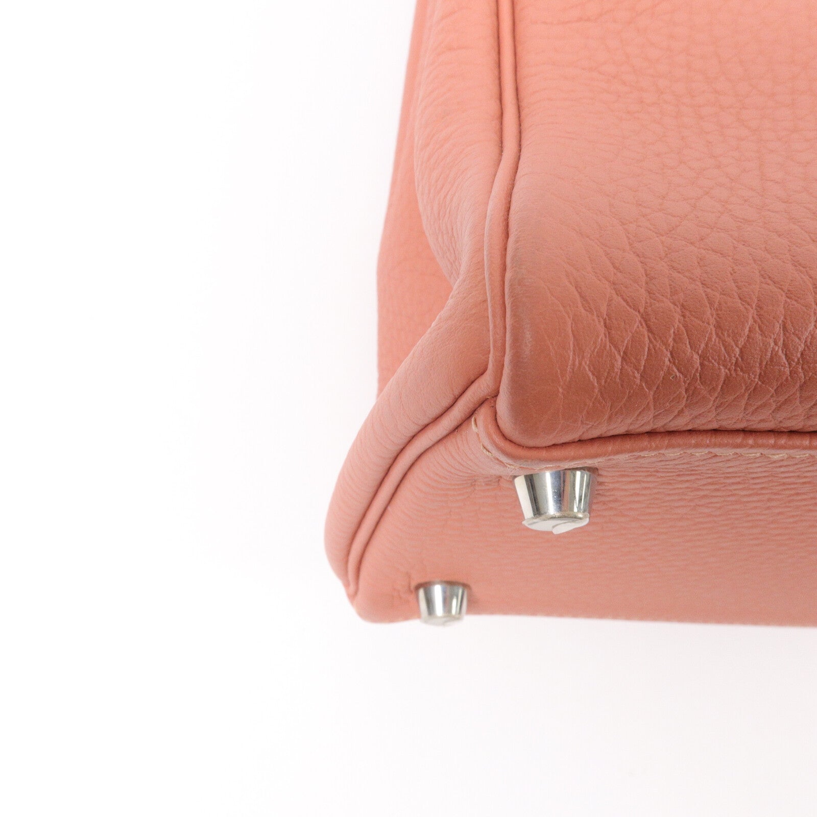 HERMES Clemence皮革Kelly 32手挽肩背兩用袋Rose Tes