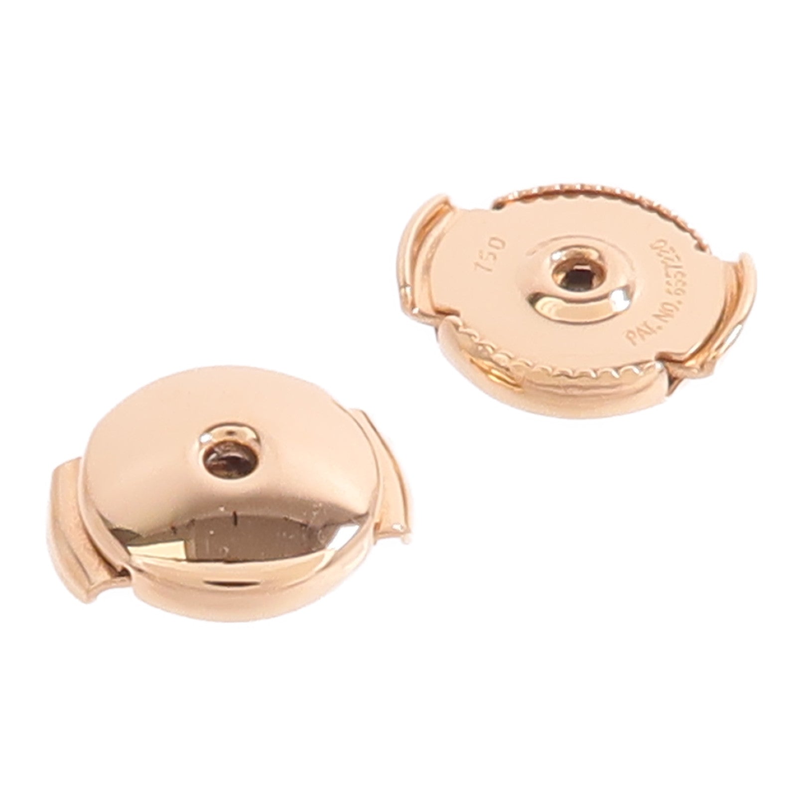 HERMES 18K玫瑰金Ex-Libris Earrings耳環