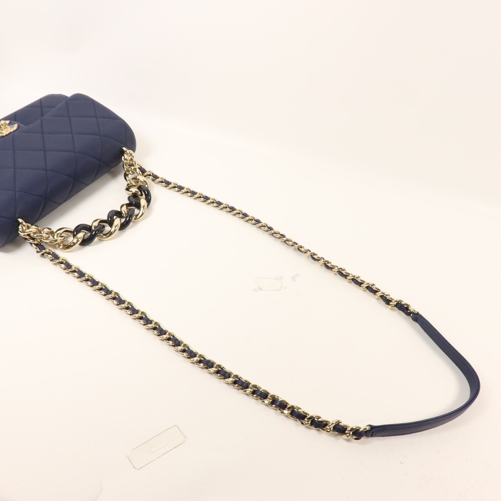 CHANEL 羊皮皮革Matelasse Chain Shoulder鏈帶手挽肩背兩用袋