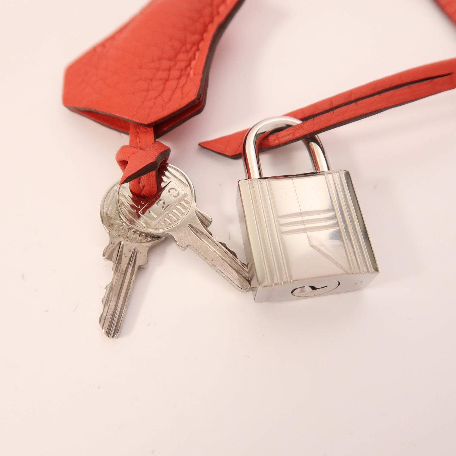 HERMES Clemence皮革Bolide 31銀扣手挽肩背兩用袋Rose Jaipur