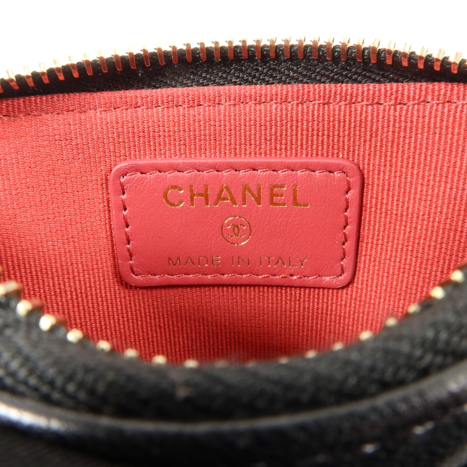CHANEL 羊皮皮革C19 Zipped Card & Coin Case卡片套
