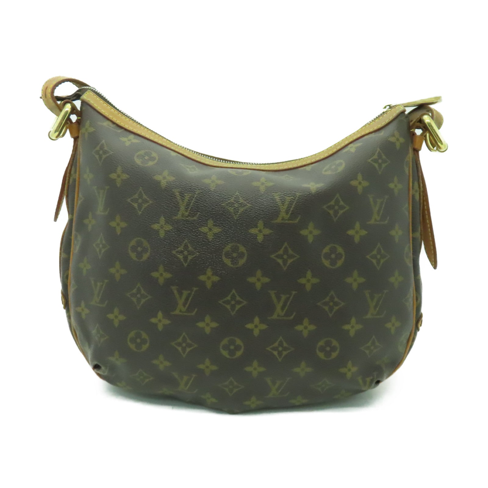 LOUIS VUITTON 【清倉大減價】Monogram Tulum GM金扣肩背袋棕色