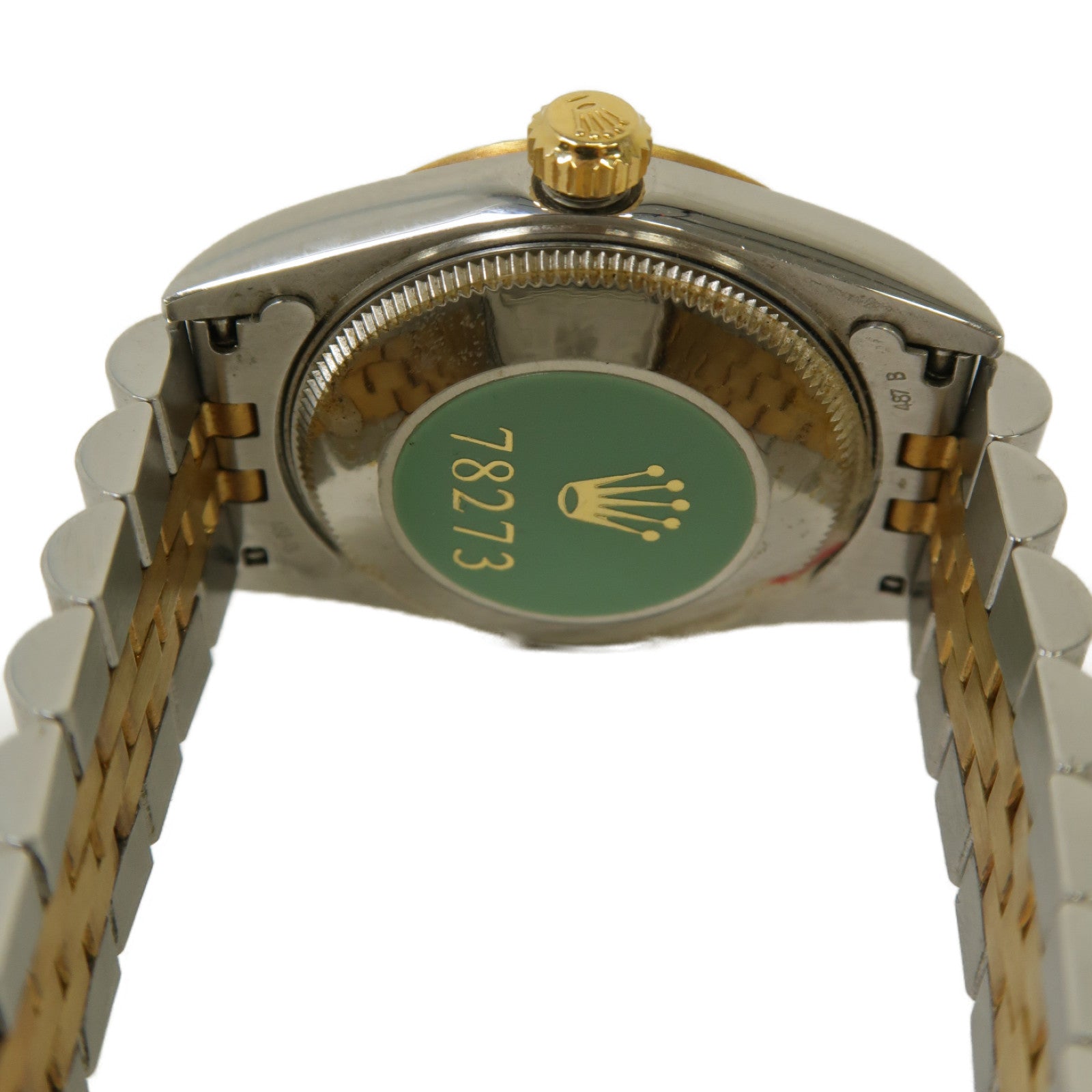 ROLEX Datejust 18K黃金/不鏽鋼自動機芯手錶金色/銀色