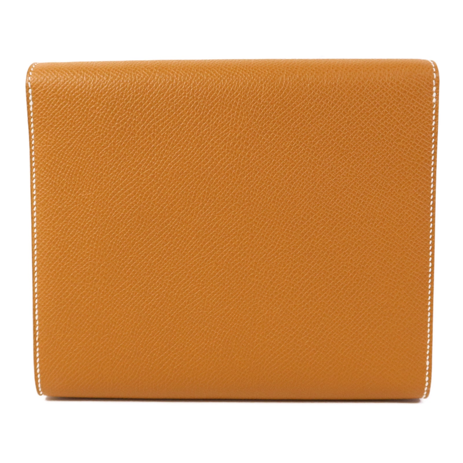 HERMES Epsom皮革Clic 16金扣肩背袋Gold