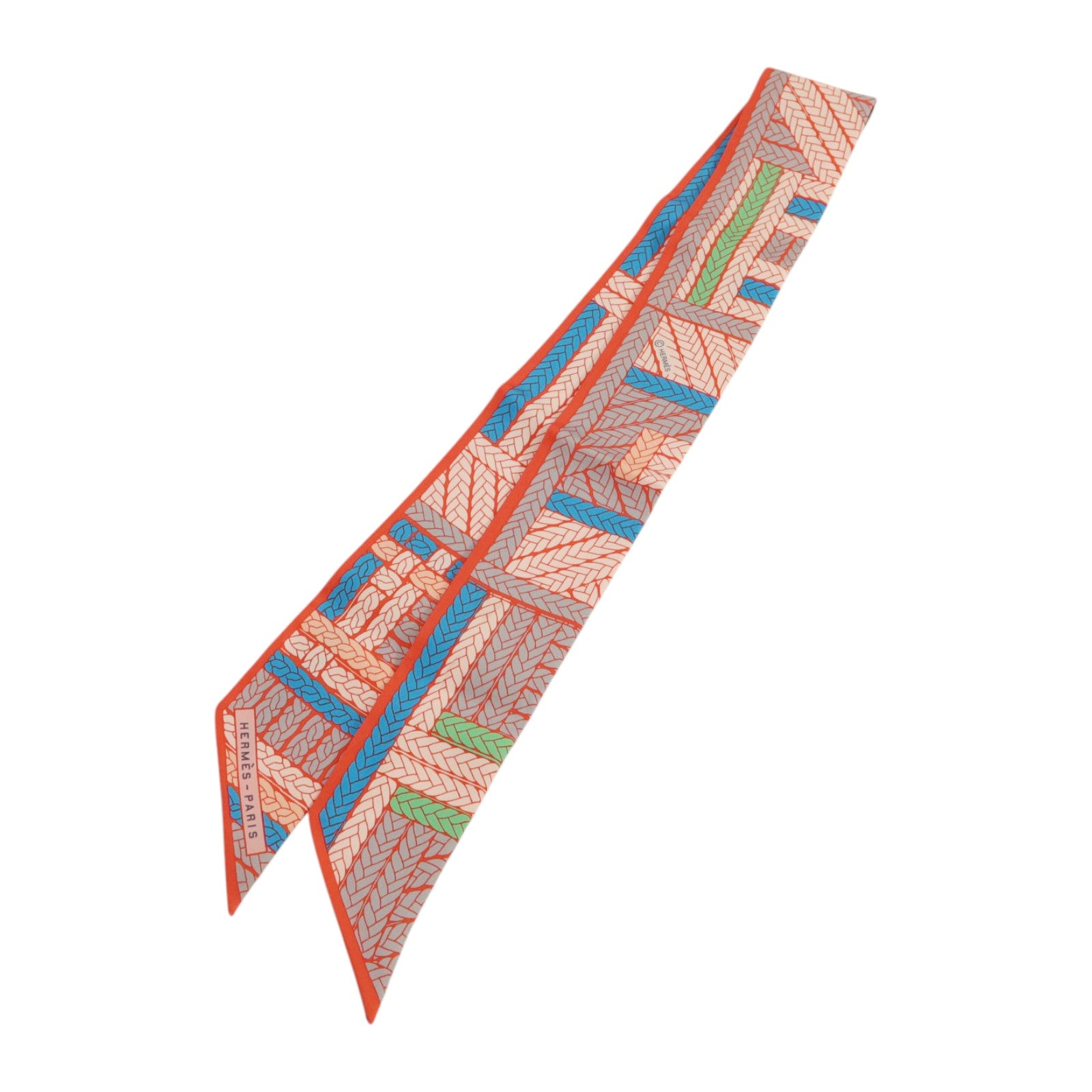 HERMES 絲質Twilly絲巾