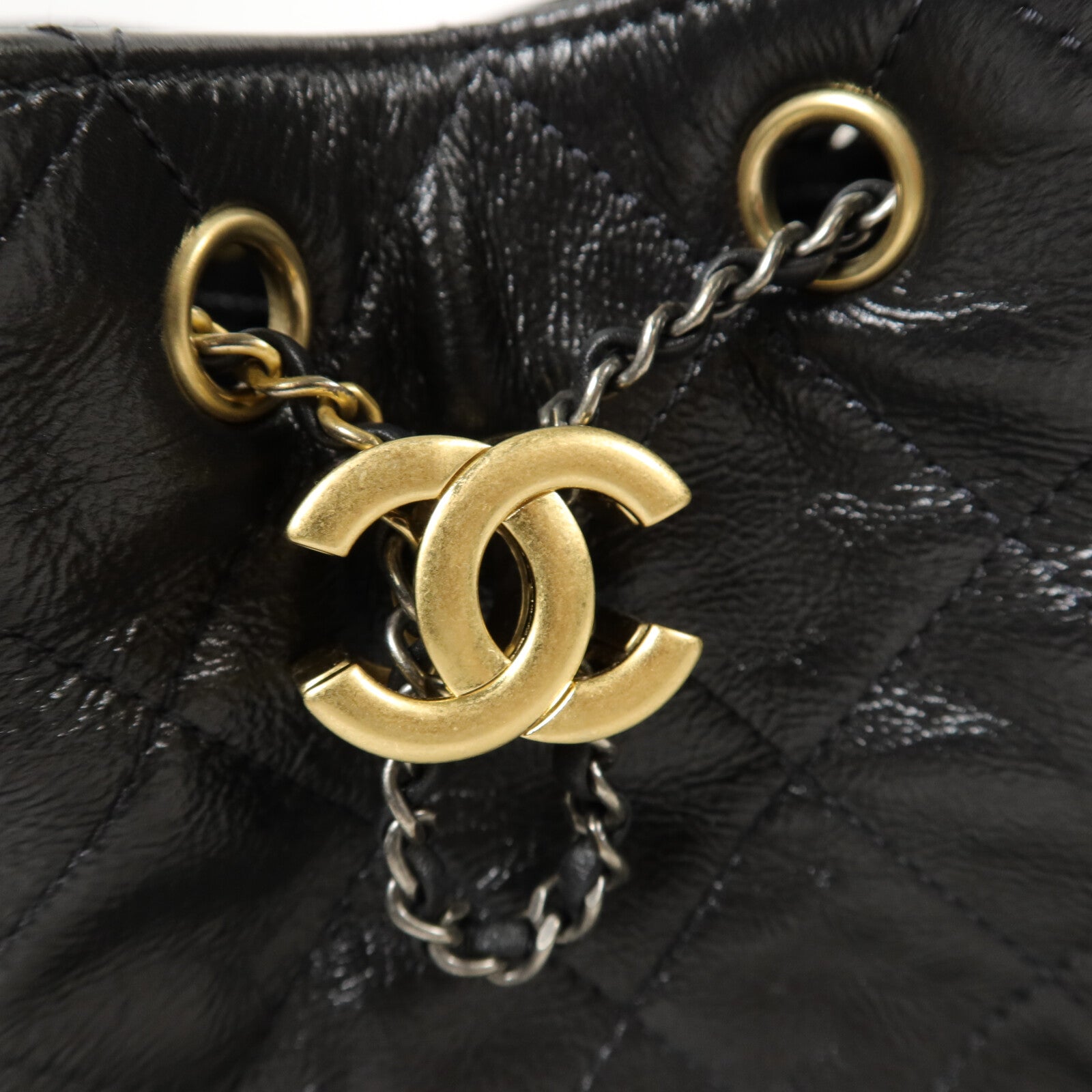 CHANEL 牛皮皮革Chanel 25 Small鏈帶肩背袋