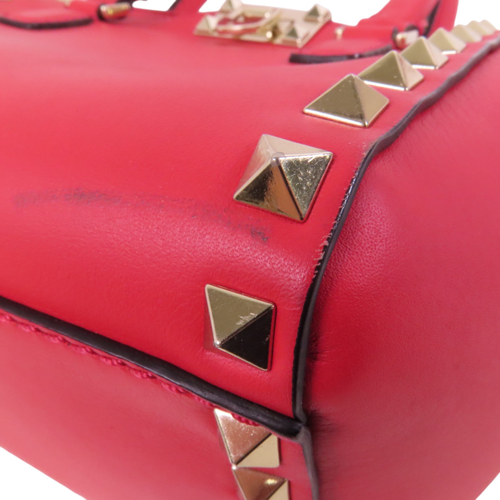 Valentino 牛皮皮革Rockstud金扣手挽肩背兩用袋