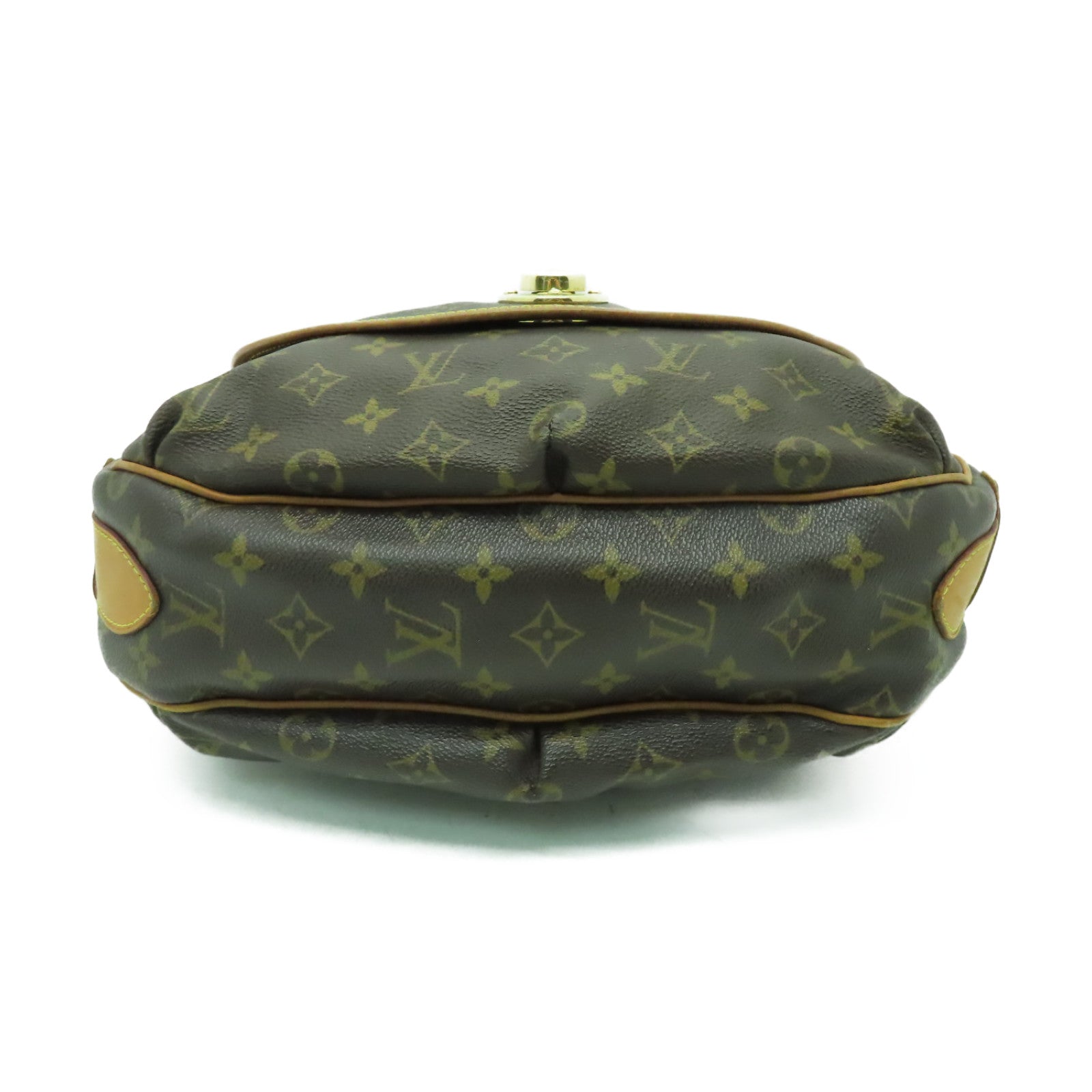 LOUIS VUITTON 【清倉大減價】Monogram Tulum GM金扣肩背袋棕色