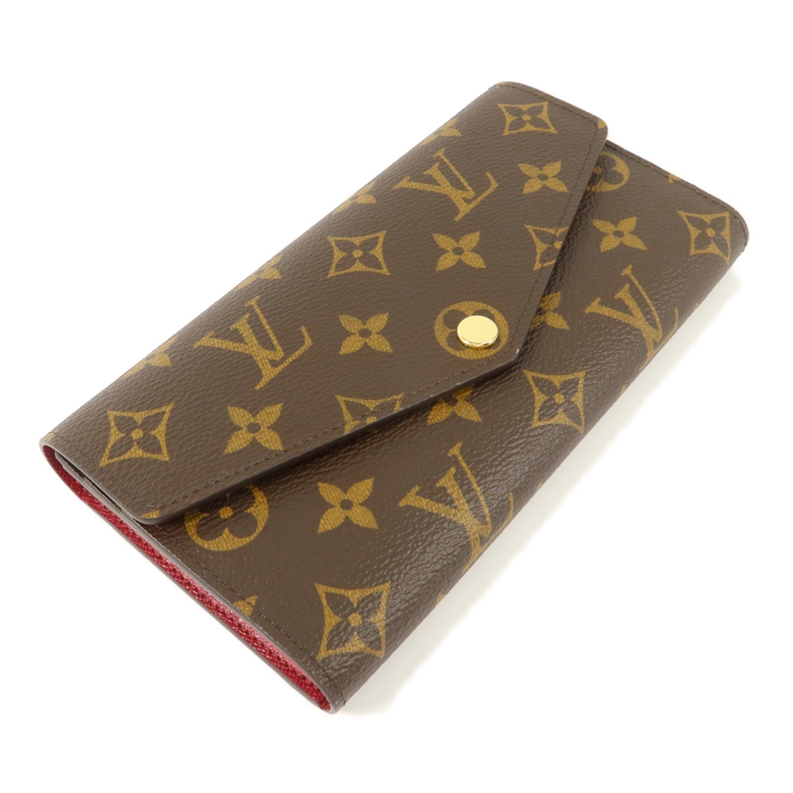 LOUIS VUITTON Monogram Portefeuille Sara金扣長錢包