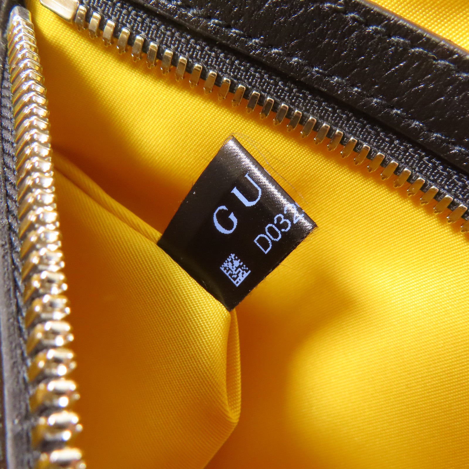 GUCCI 尼龍/皮革Waist Bag銀扣腰包黃色