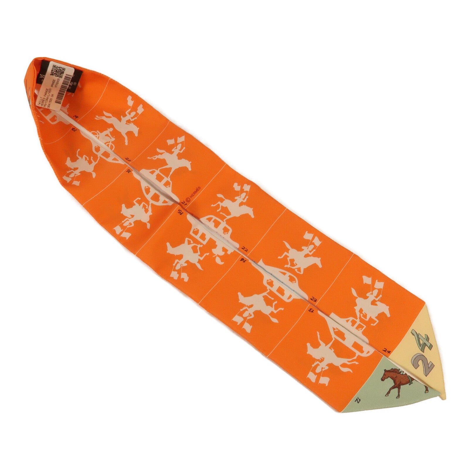 HERMES 絲質Twilly絲巾