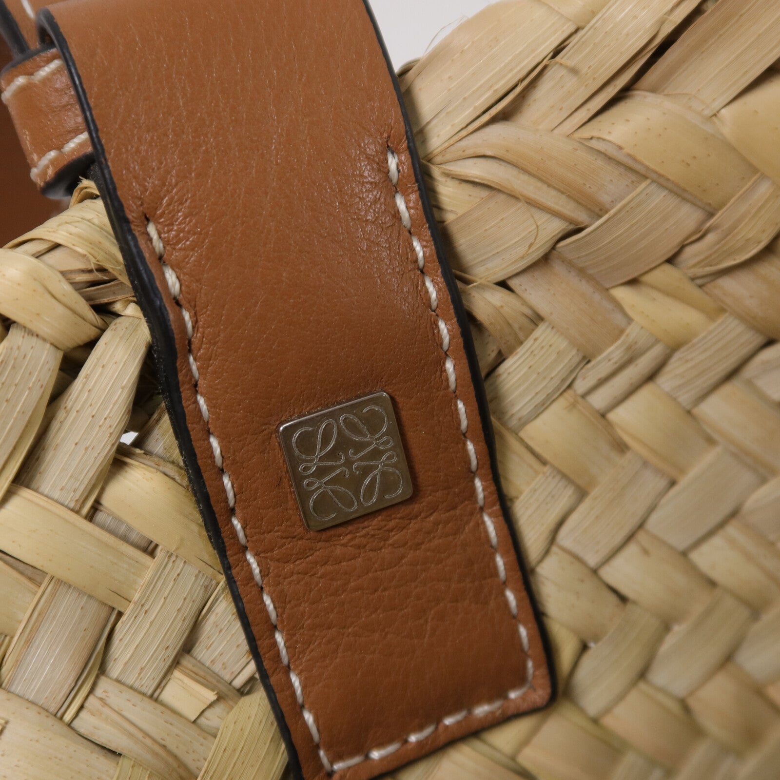 LOEWE Raffia Basket Bag手挽袋