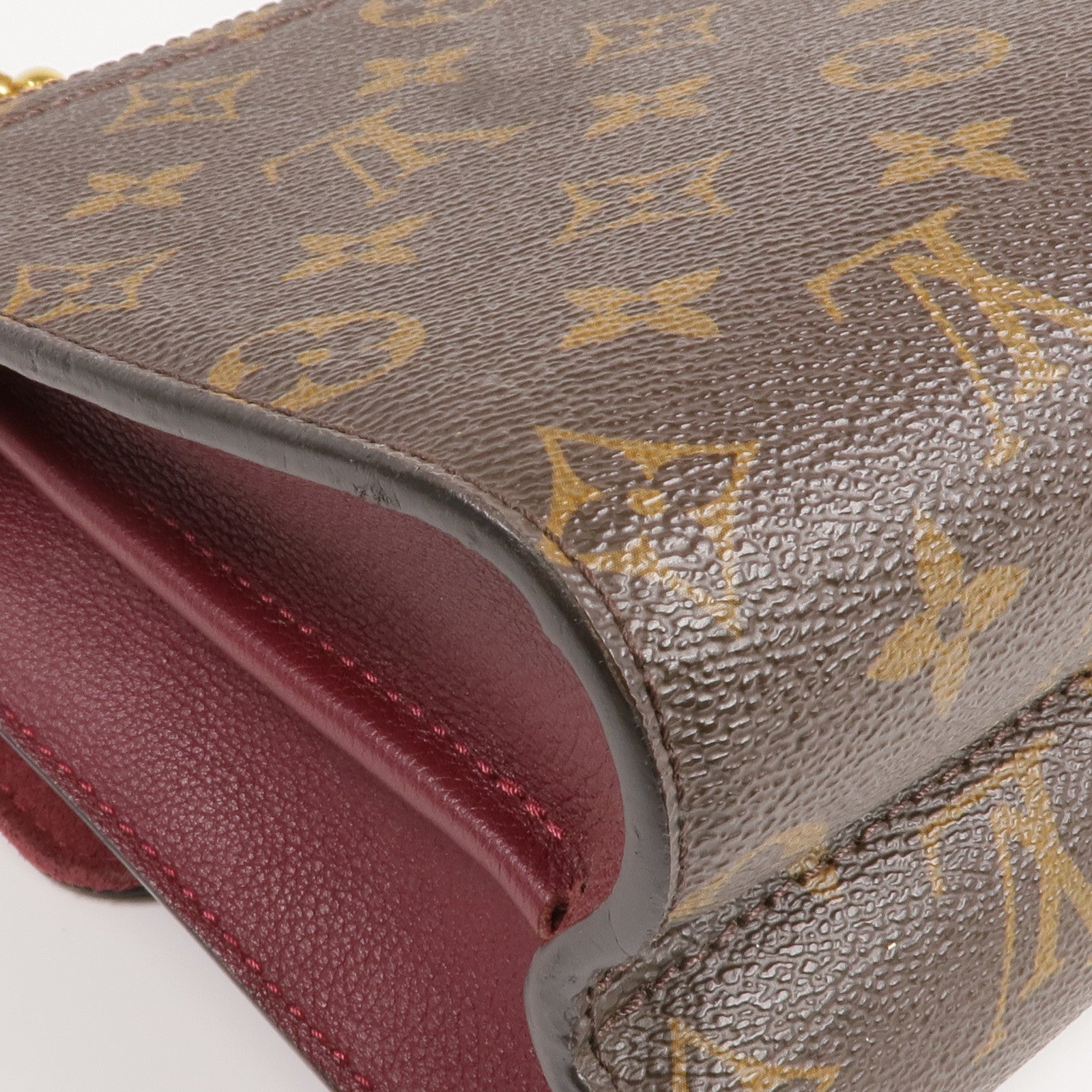 LOUIS VUITTON Monogram Victoire金扣鏈帶肩背袋