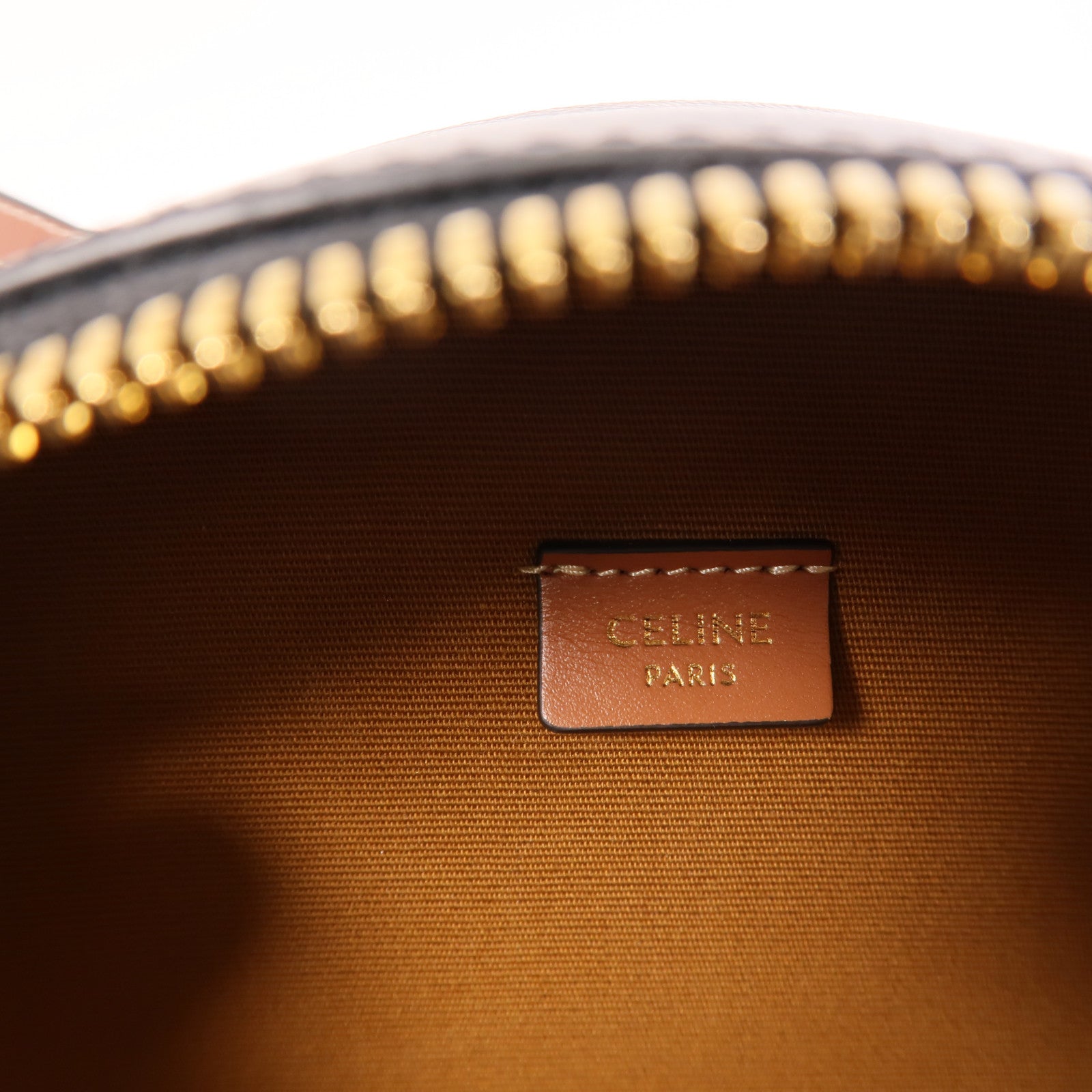 CELINE 【激減優惠】塗層帆布Half Moon Case金扣手挽肩背兩用袋