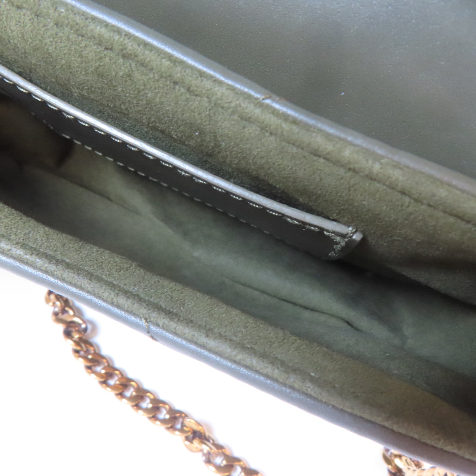 LOUIS VUITTON 牛皮皮革New Wave Multi Pochette金扣手挽肩背兩用袋綠色