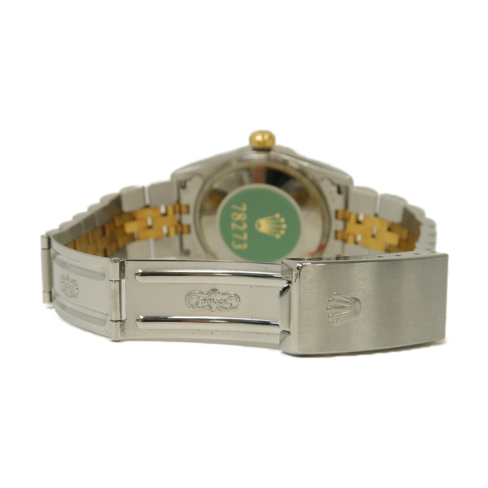 ROLEX Datejust 18K黃金/不鏽鋼自動機芯手錶金色/銀色