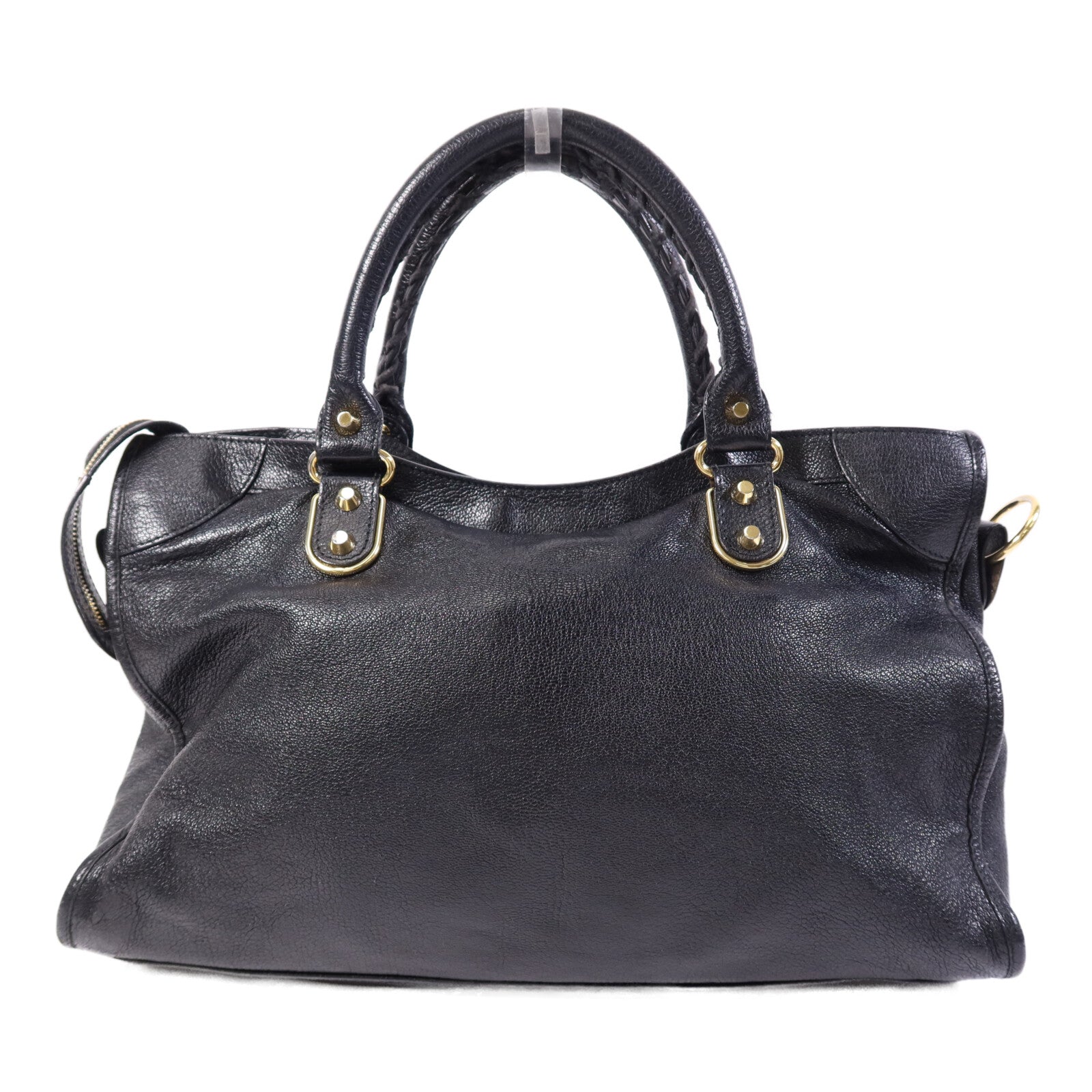 BALENCIAGA 牛皮皮革City金扣肩背袋