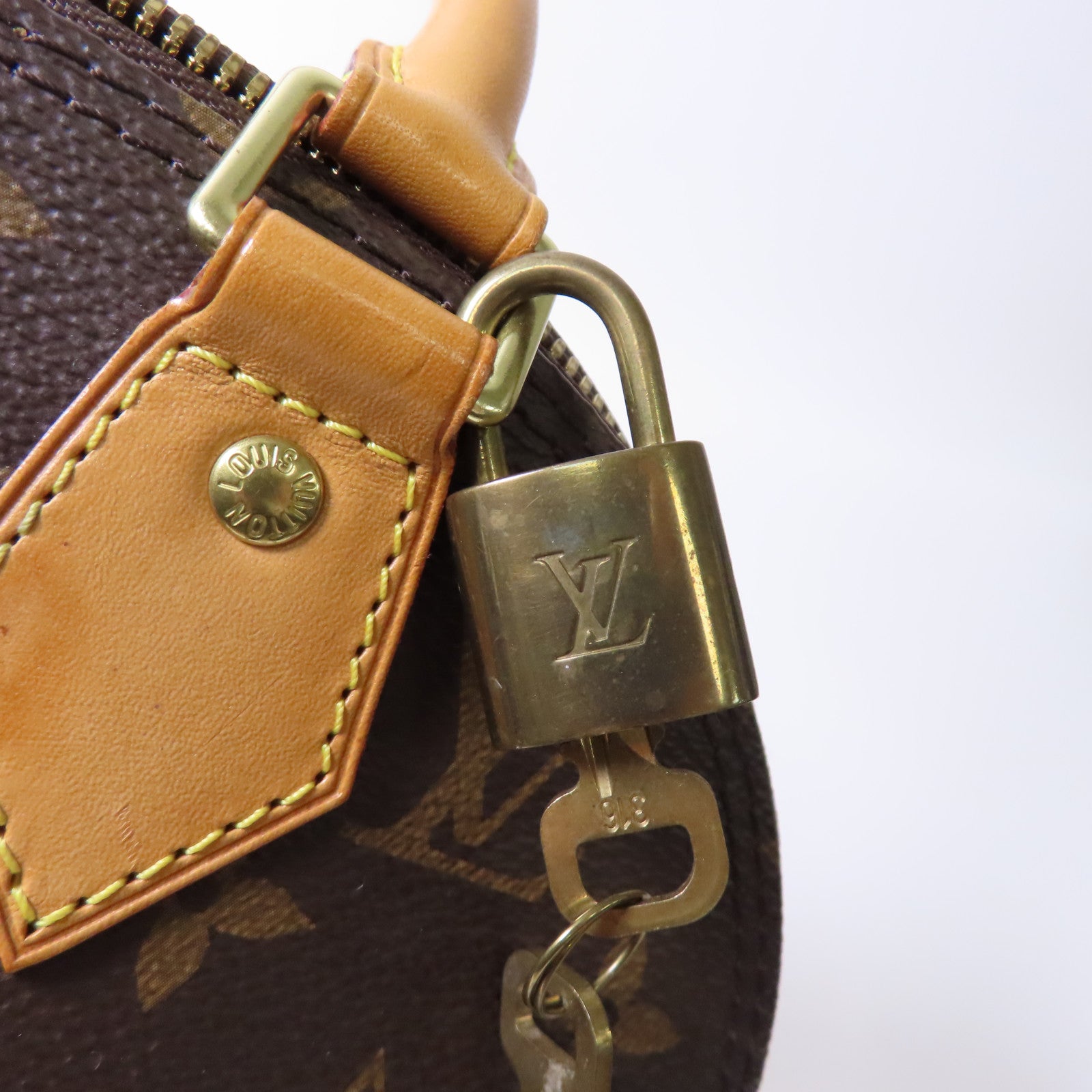 LOUIS VUITTON 【激減優惠】Monogram Alma BB金扣手挽肩背兩用袋啡色