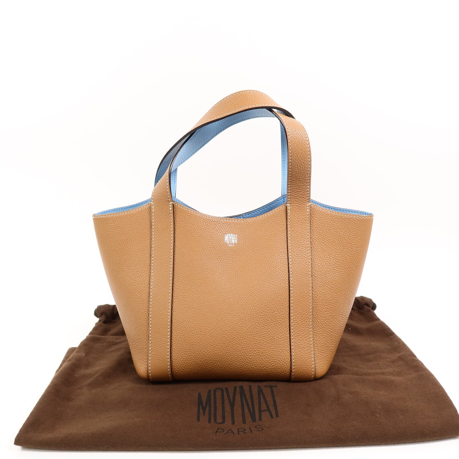 Moynat 牛皮皮革Moynat Duo BB Tote手挽袋