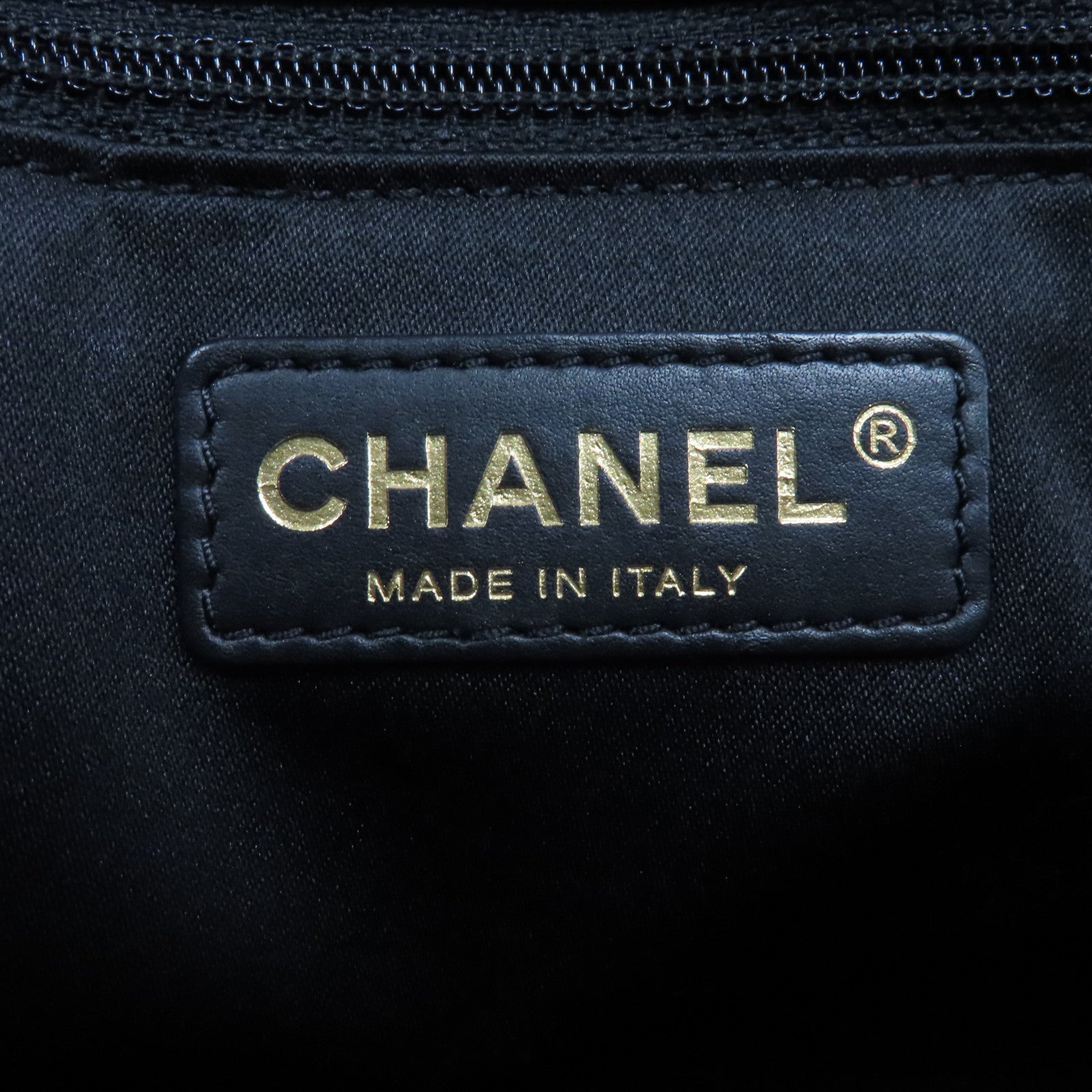 CHANEL 菱格Caviar皮革Grand Shopping Tote Bag金扣肩背袋黑色