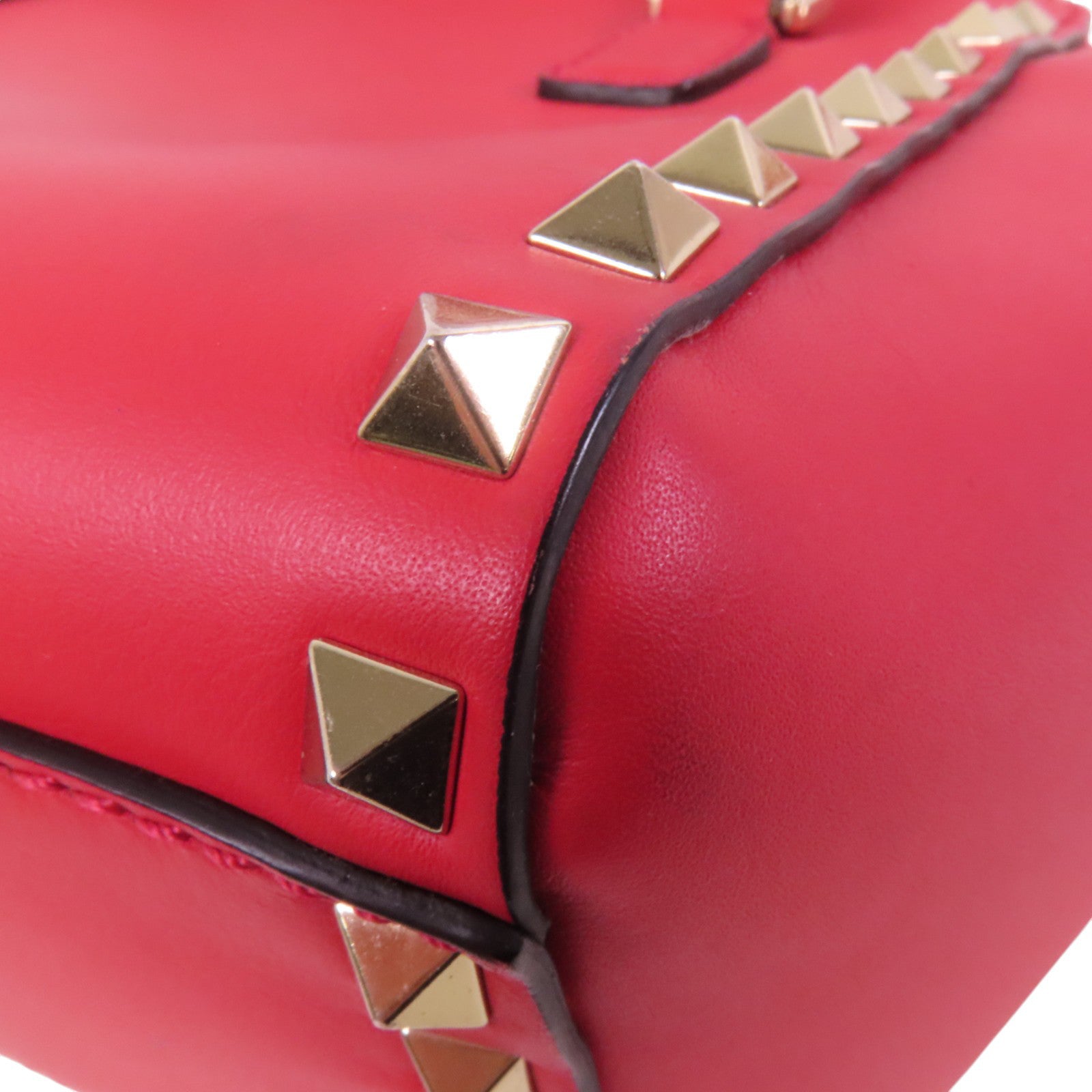 Valentino 牛皮皮革Rockstud金扣手挽肩背兩用袋