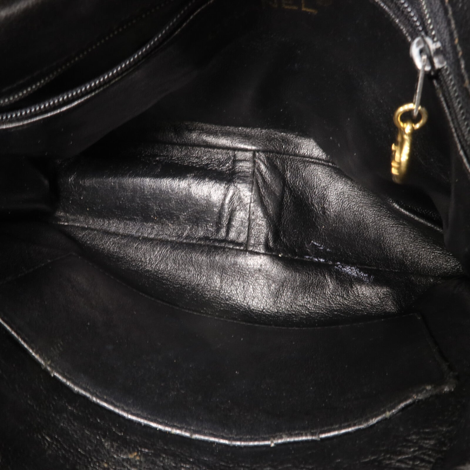CHANEL 牛皮皮革Vintage Chain Shoulder鏈帶肩背袋