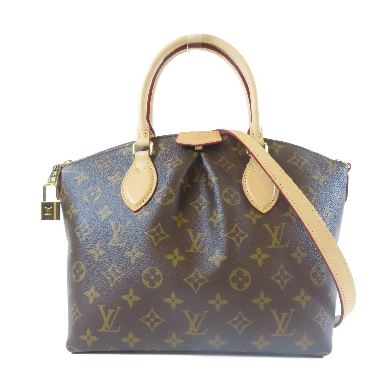 LOUIS VUITTON Monogram Boetie PM金扣手挽肩背兩用袋啡色