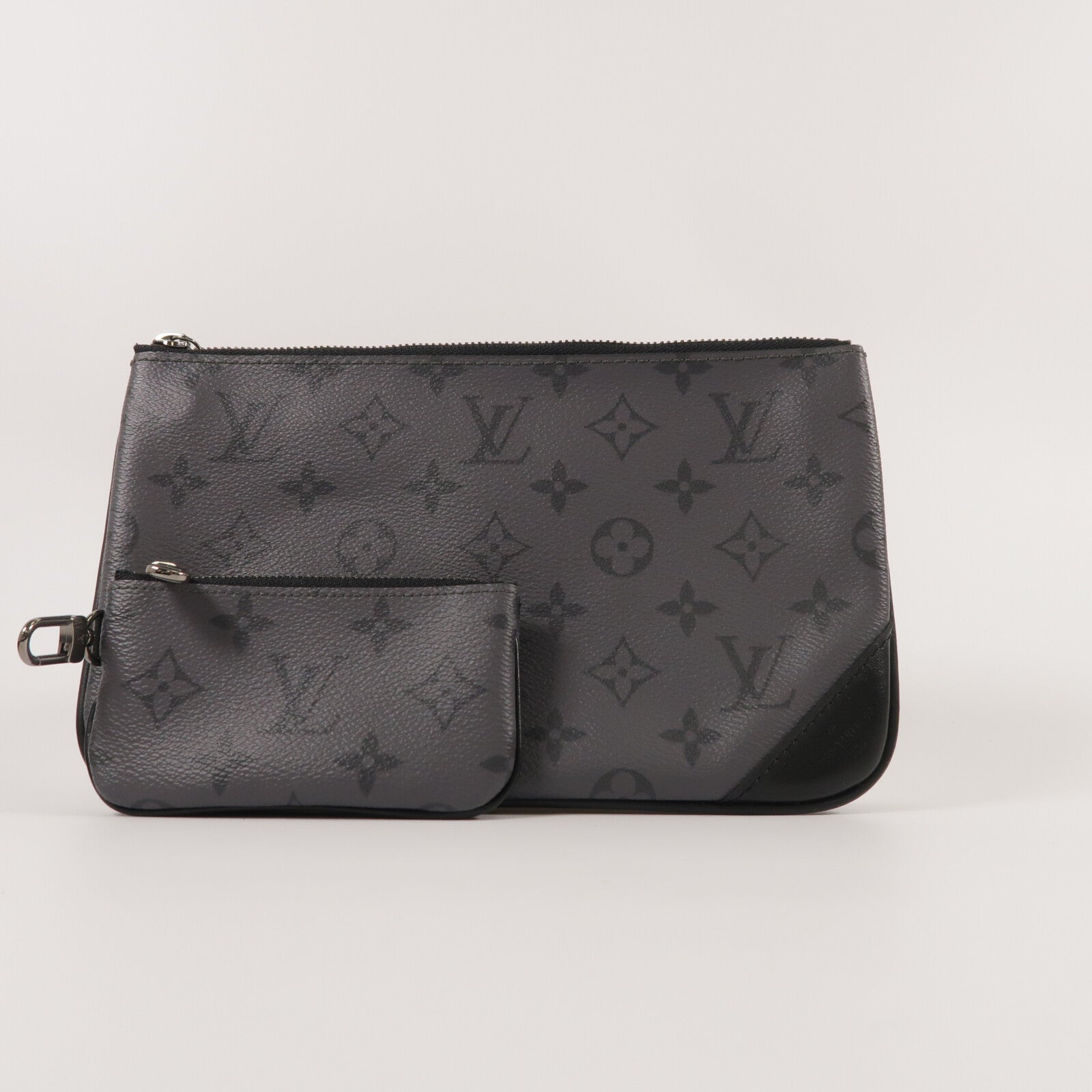 LOUIS VUITTON Monogram Eclipse Reverse Trio Messenger肩背袋