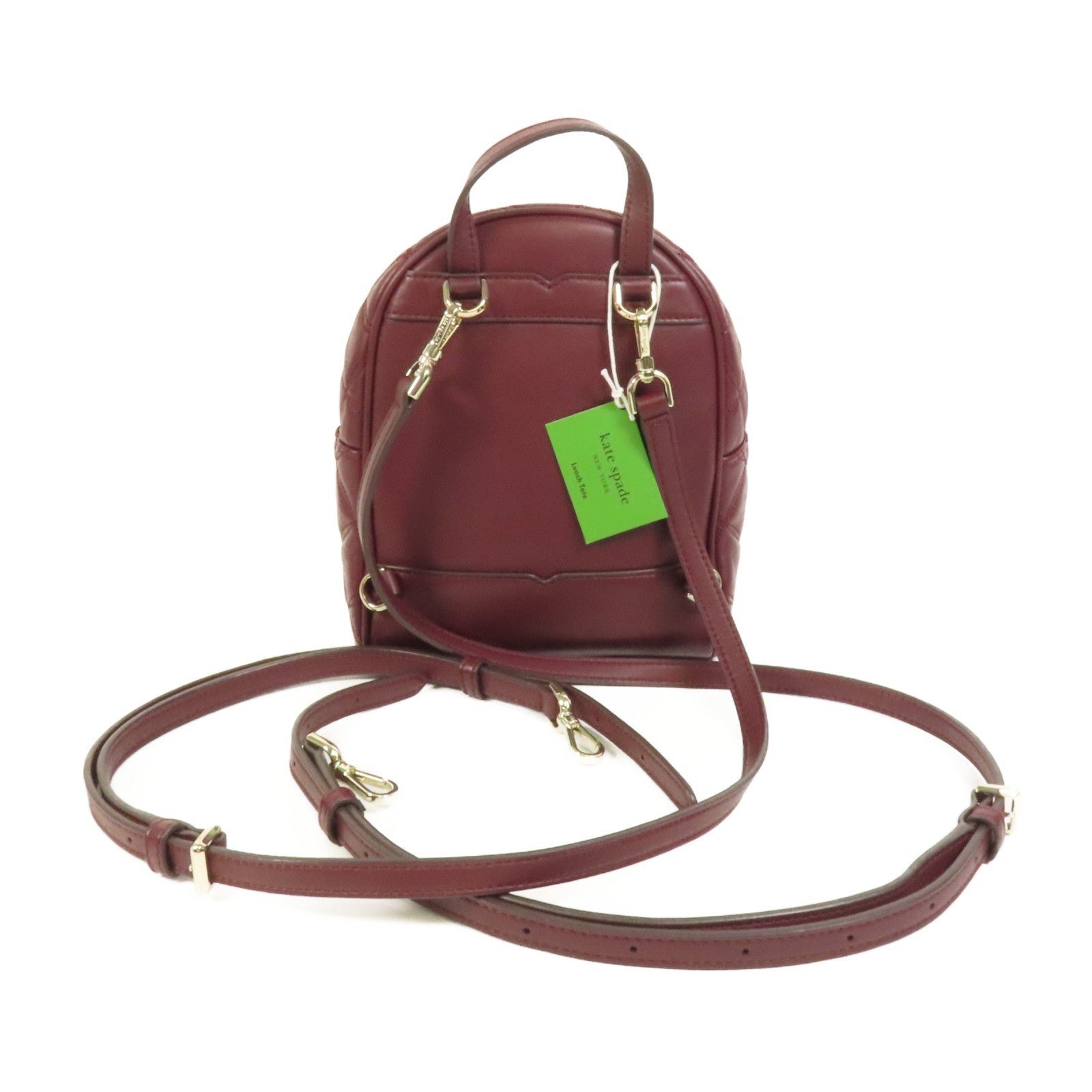 Kate Spade 牛皮皮革Mini Backpack金扣背包
