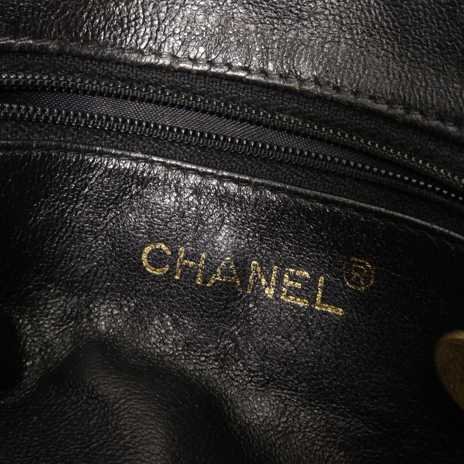 CHANEL 牛皮皮革Vintage Chain Shoulder鏈帶肩背袋