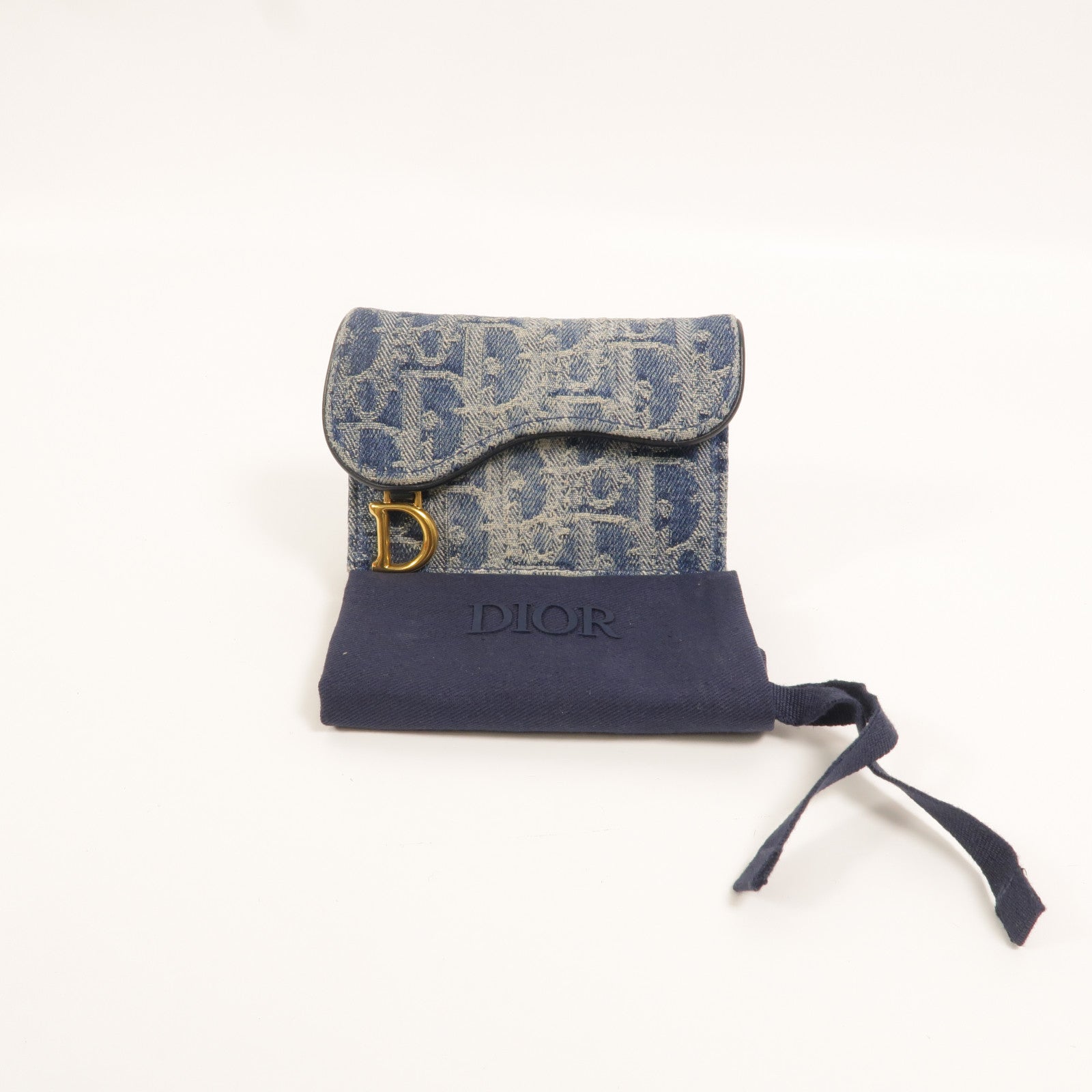 Dior Oblique帆布Saddle Bloom Card Holder卡片套