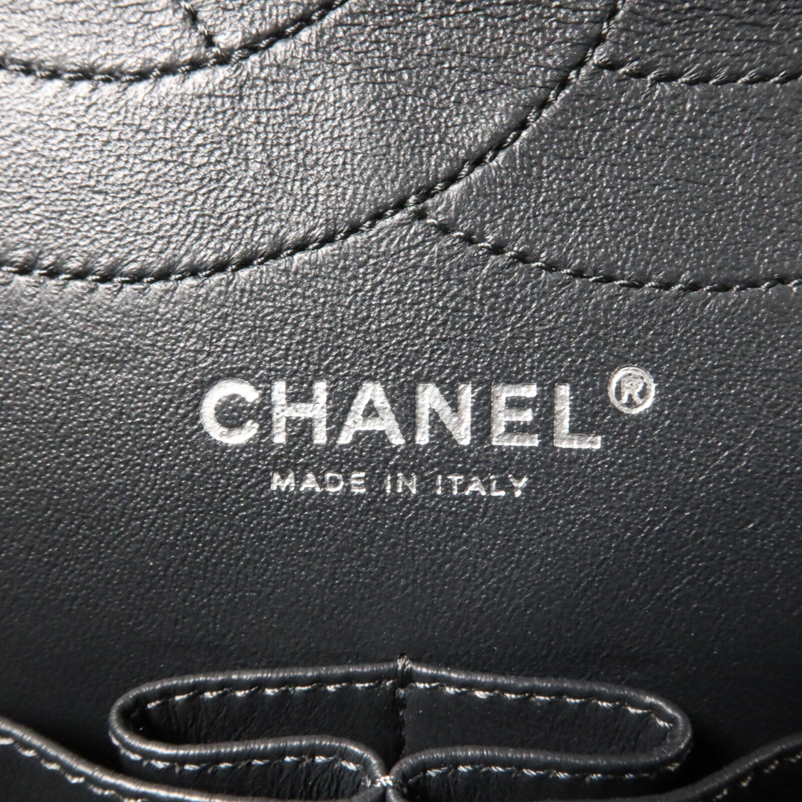 CHANEL 牛皮皮革2.55 Large鏈帶肩背袋