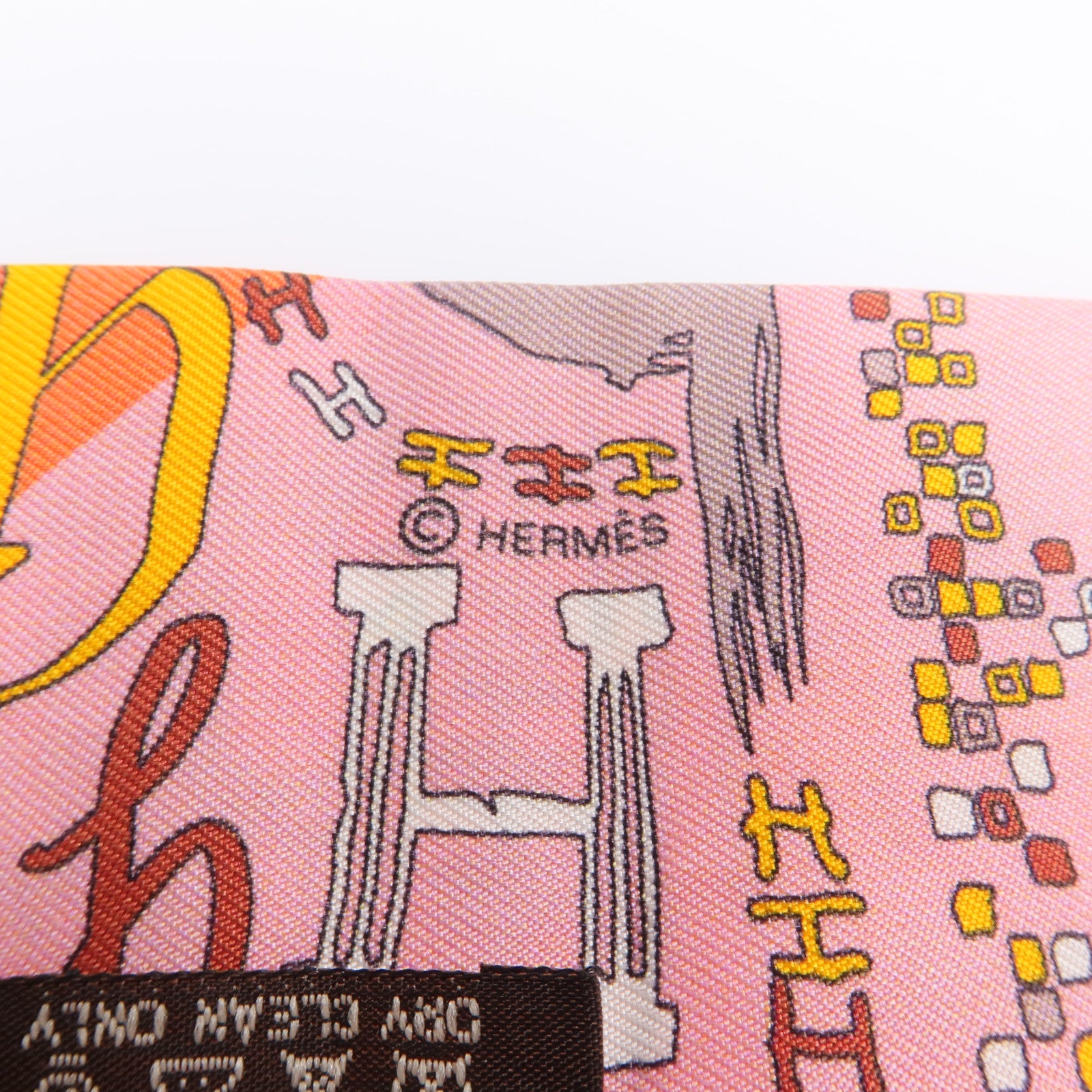 HERMES 絲質Twilly絲巾