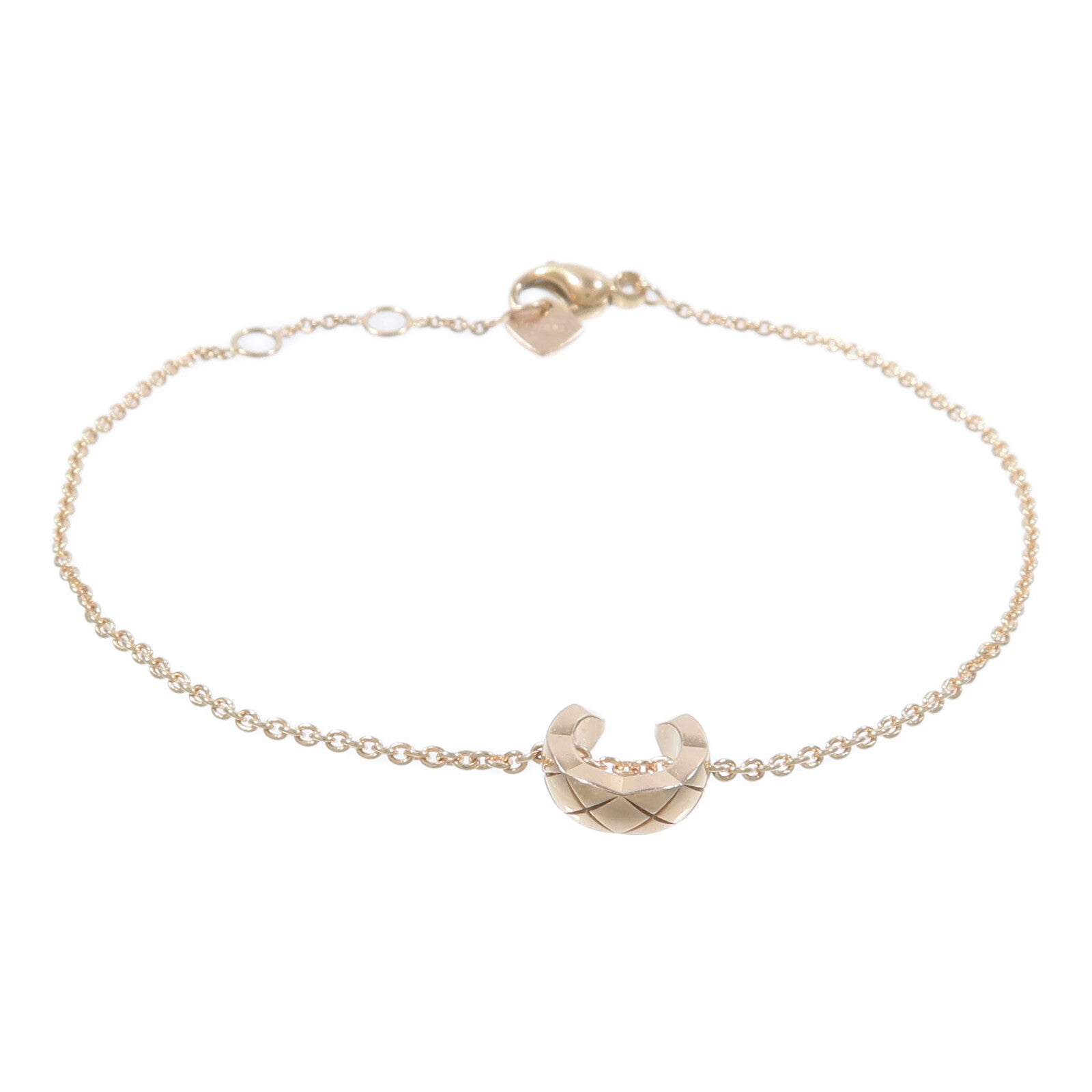 CHANEL 18K玫瑰金Coco Crush Bracelet手鏈