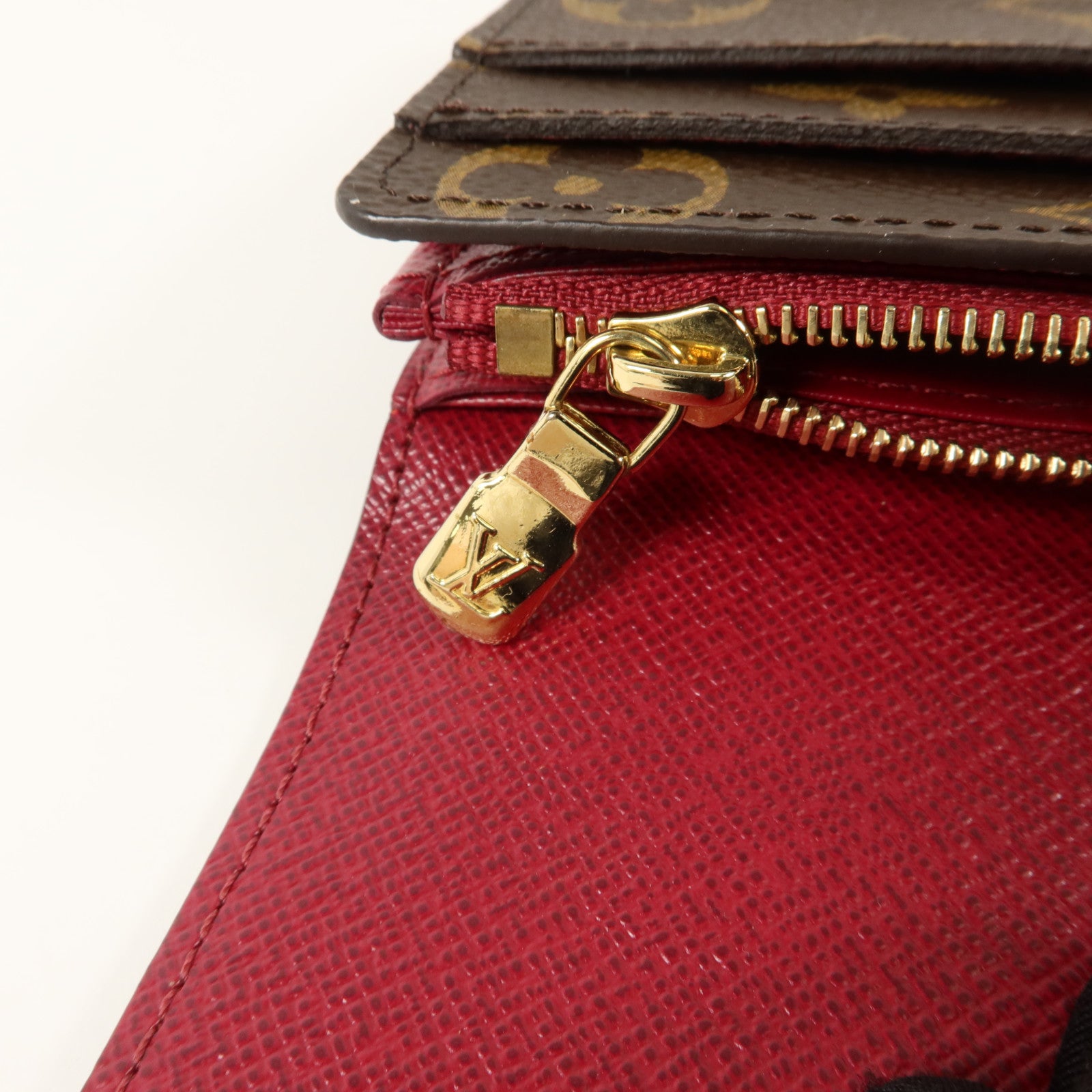 LOUIS VUITTON Monogram Portefeuille Sara金扣長錢包