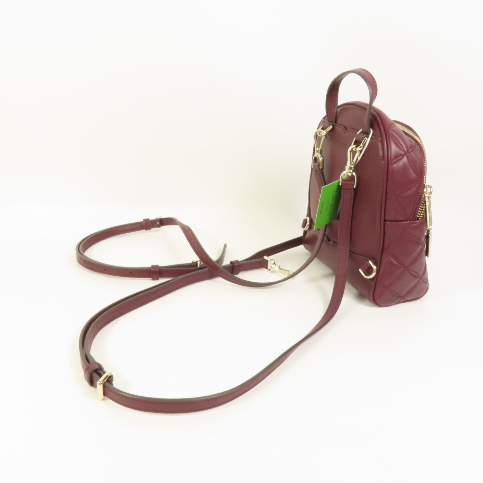 Kate Spade 牛皮皮革Mini Backpack金扣背包
