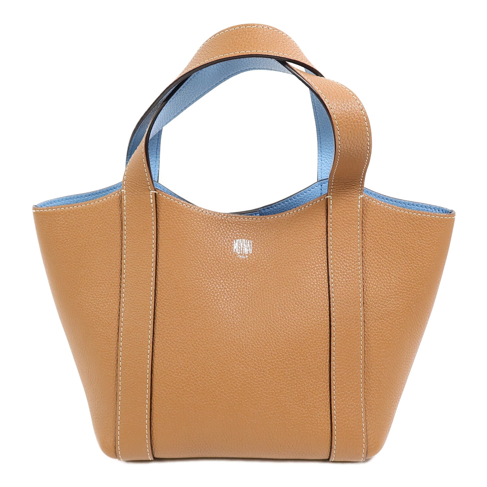 Moynat 牛皮皮革Moynat Duo BB Tote手挽袋