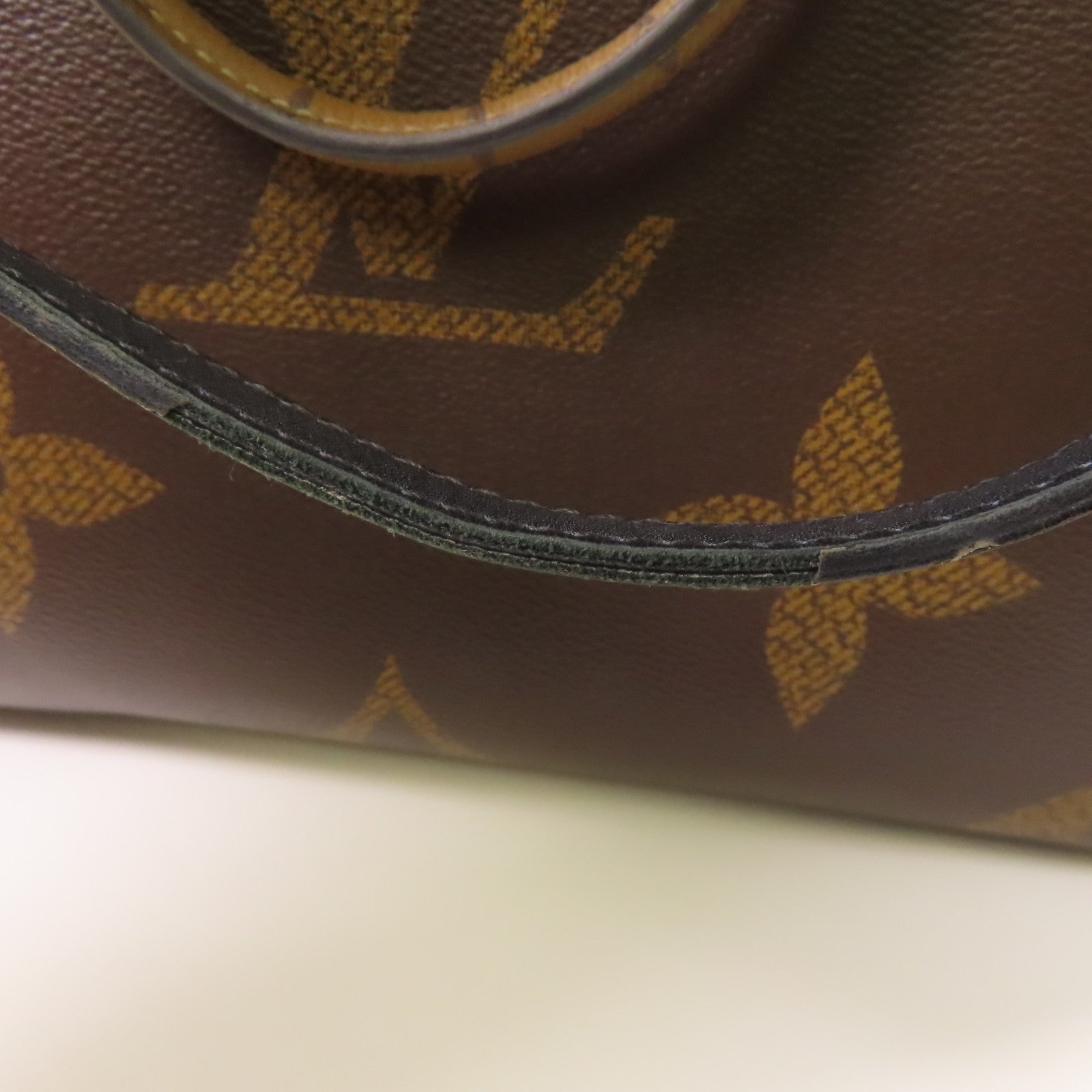 LOUIS VUITTON 【激減優惠】Monogram Giant/Monogram Reverse On The Go MM金扣手挽肩背兩用袋