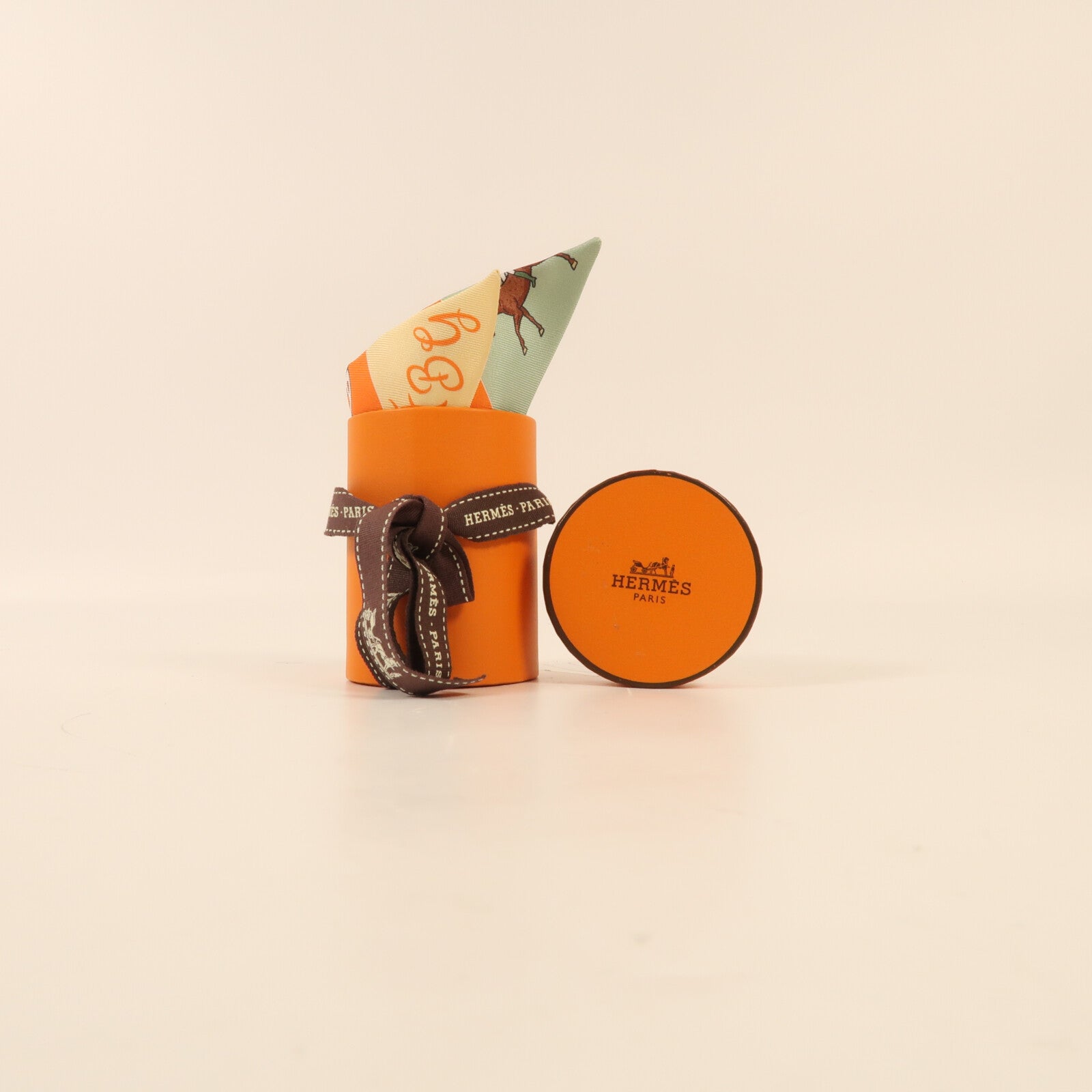 HERMES 絲質Twilly絲巾