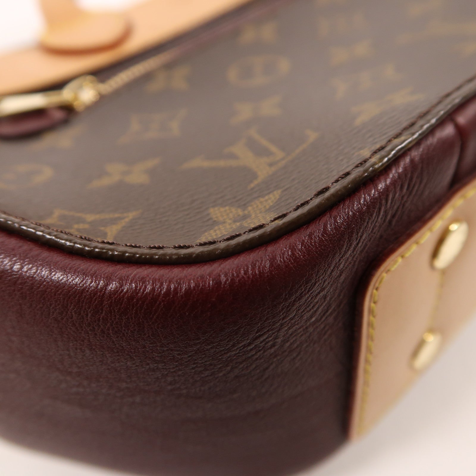 LOUIS VUITTON Monogram Eden MM金扣手挽肩背兩用袋