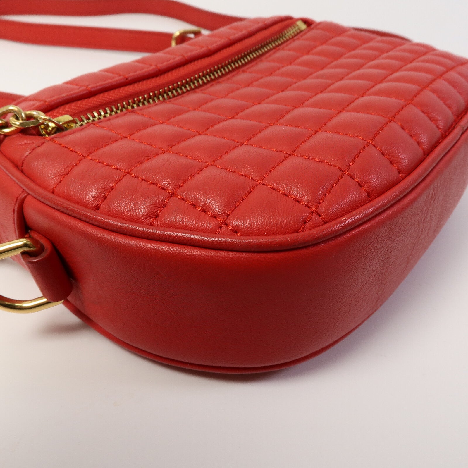 CELINE 牛皮皮革C Charm Shoulder Bag肩背袋