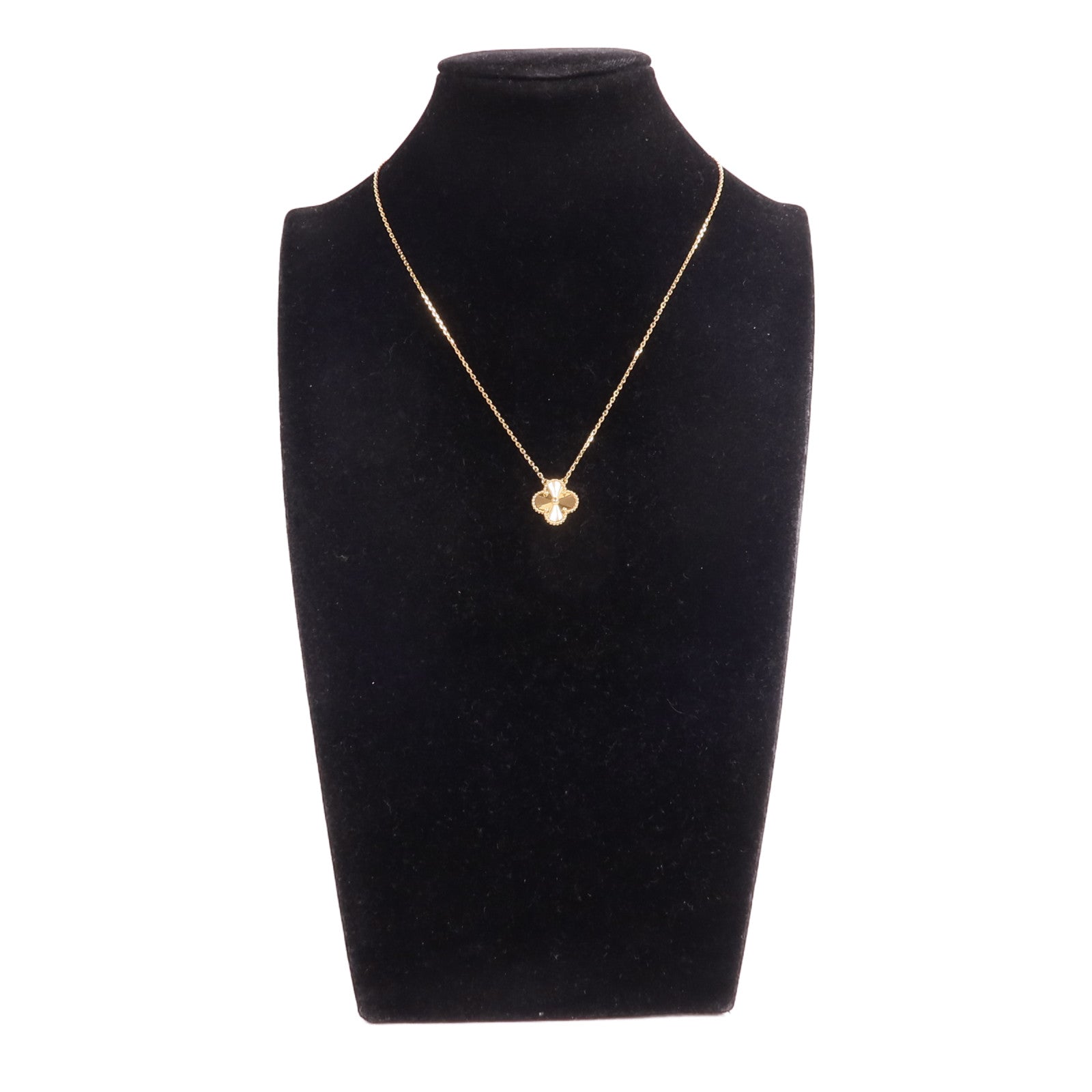 Van Cleef & Arpels 18K黃金Vintage Alhambra Pendant項鍊