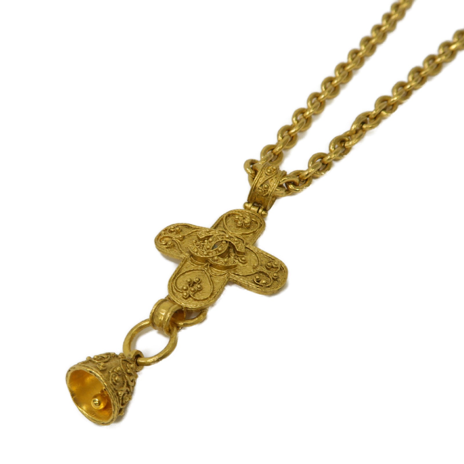 CHANEL 【激減優惠】金屬Necklace項鏈金色