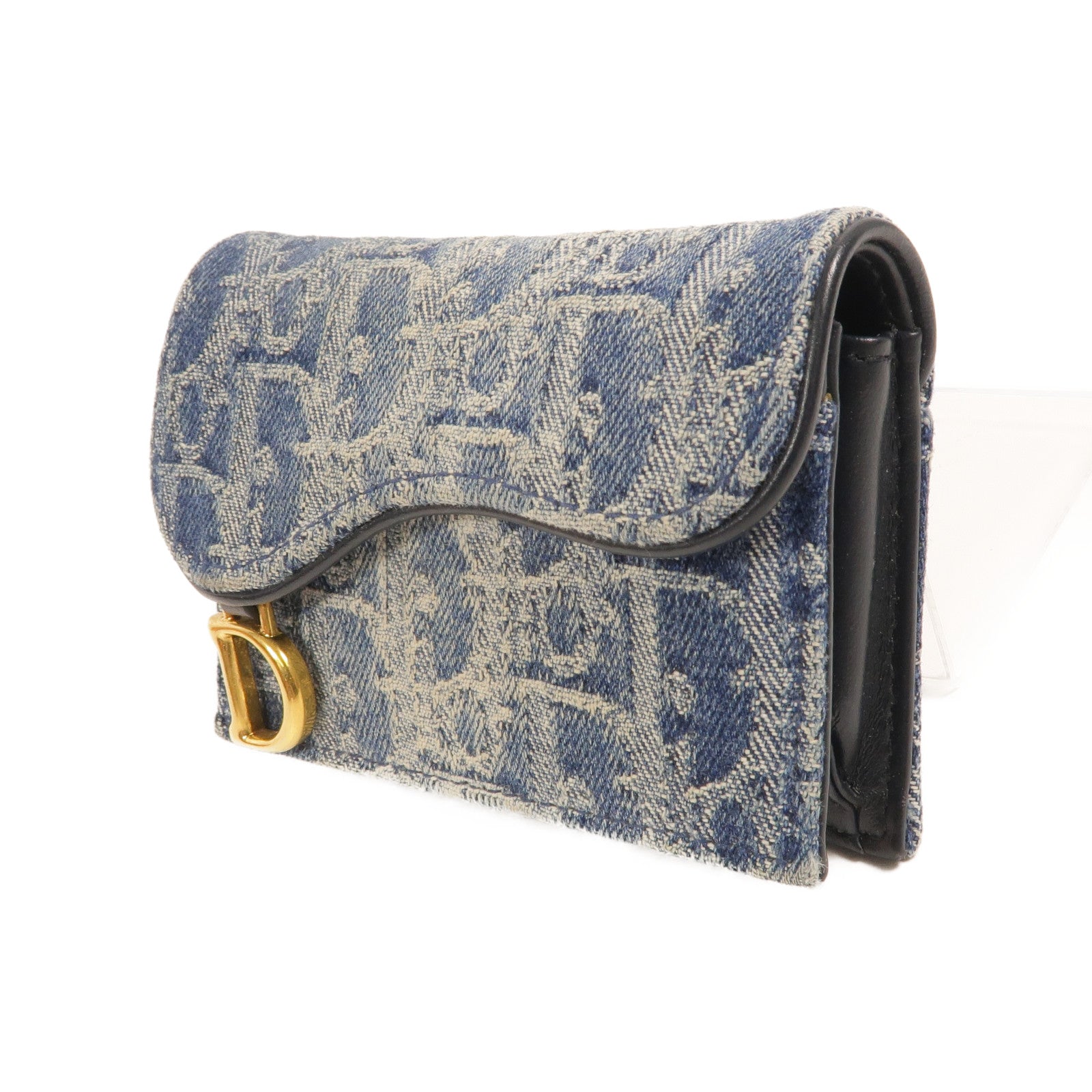 Dior Oblique帆布Saddle Bloom Card Holder卡片套