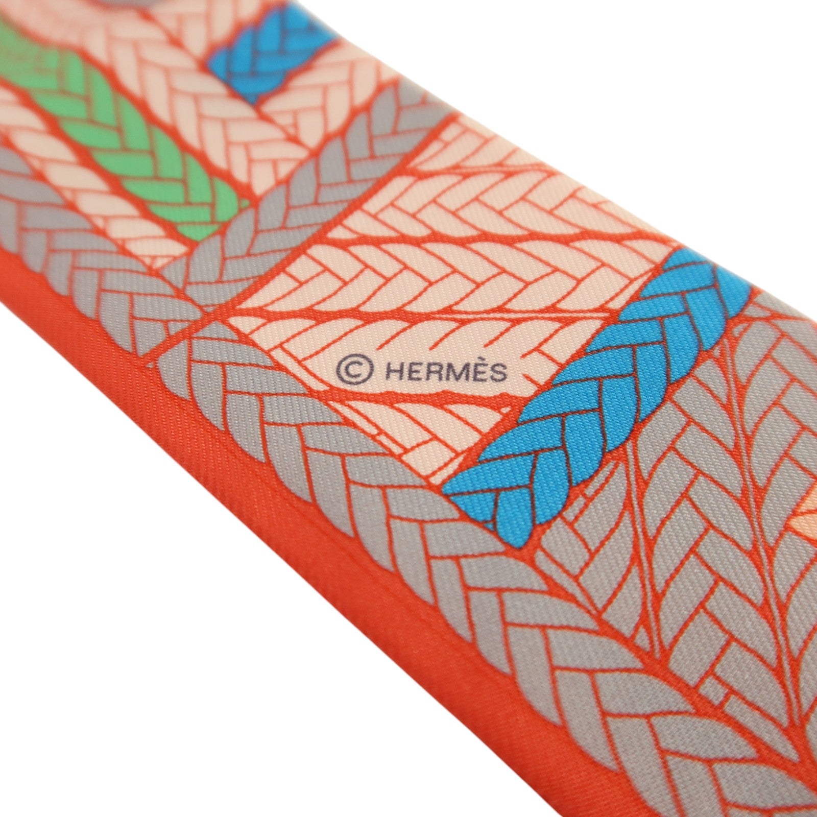 HERMES 絲質Twilly絲巾