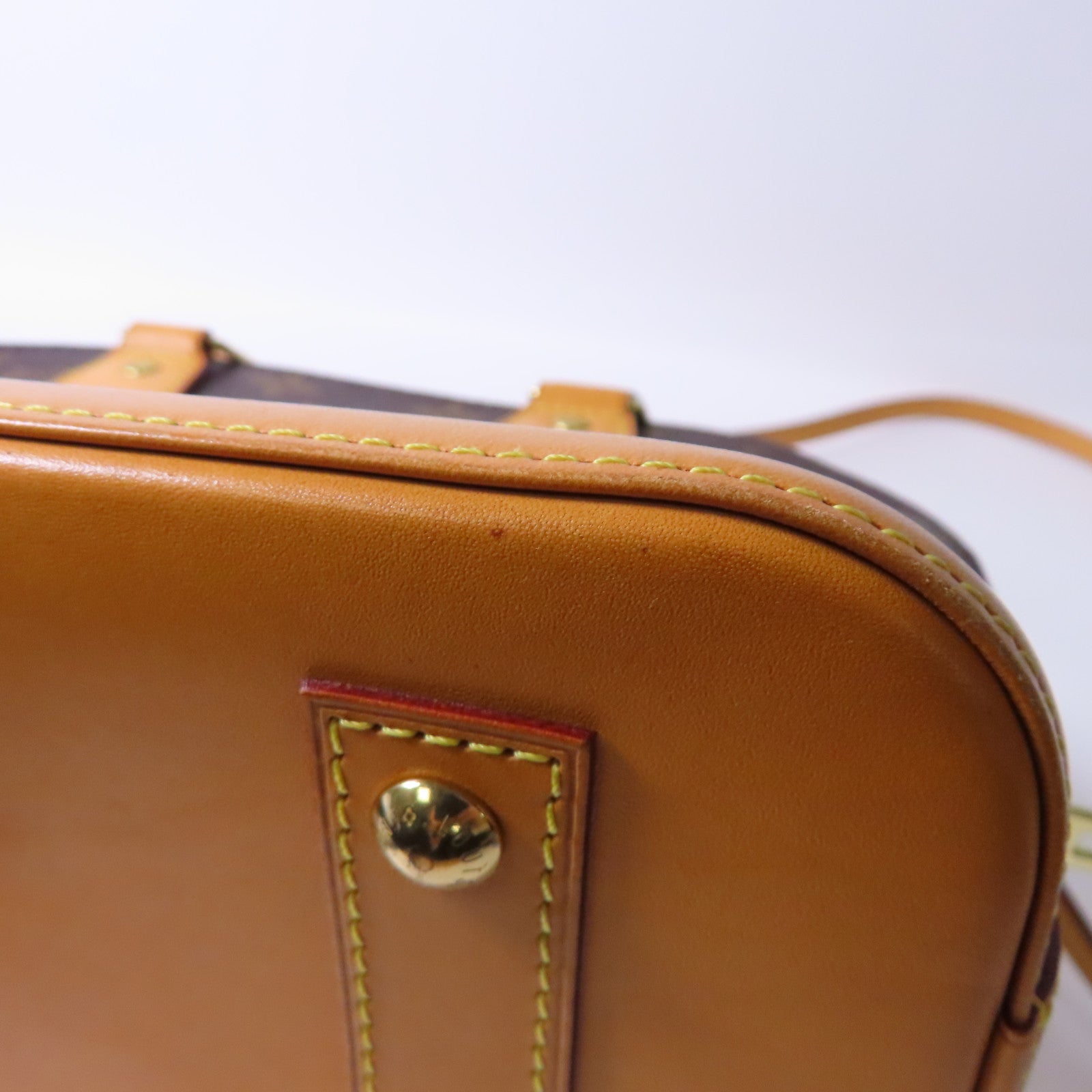 LOUIS VUITTON 【激減優惠】Monogram Alma BB金扣手挽肩背兩用袋啡色
