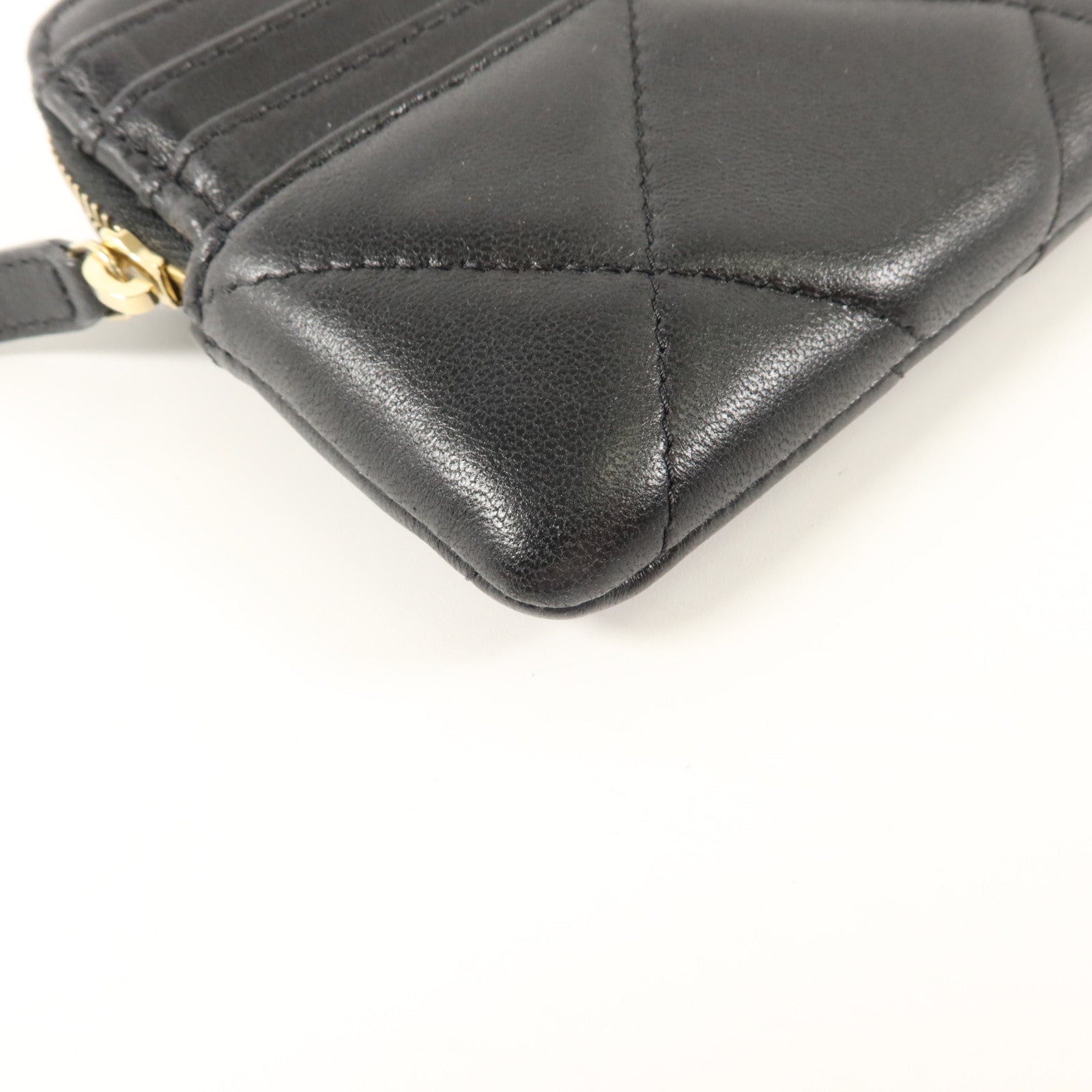 CHANEL 羊皮皮革C19 Zipped Card & Coin Case卡片套