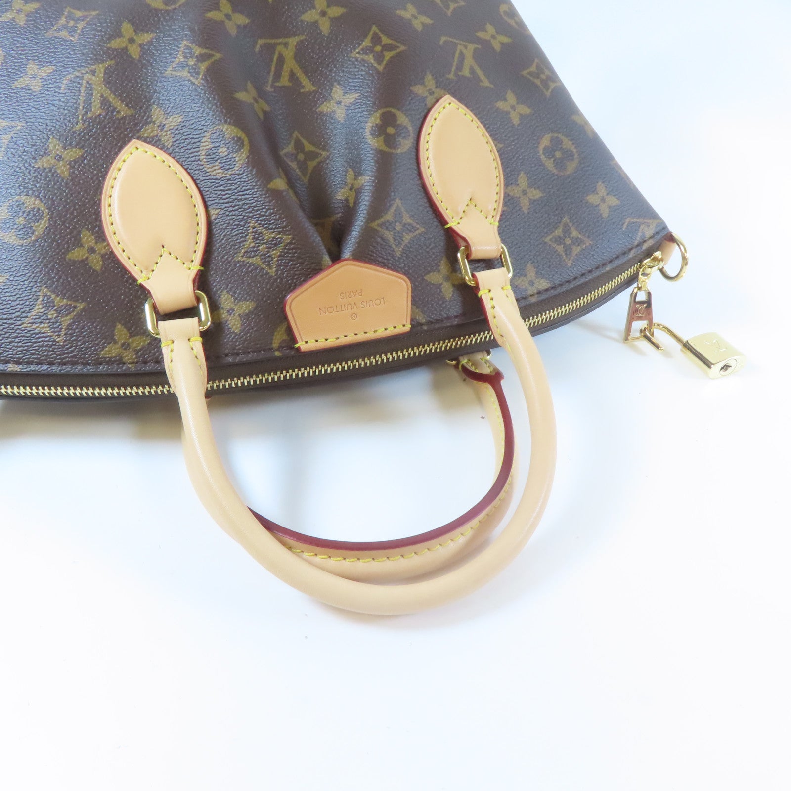 LOUIS VUITTON Monogram Boetie PM金扣手挽肩背兩用袋啡色