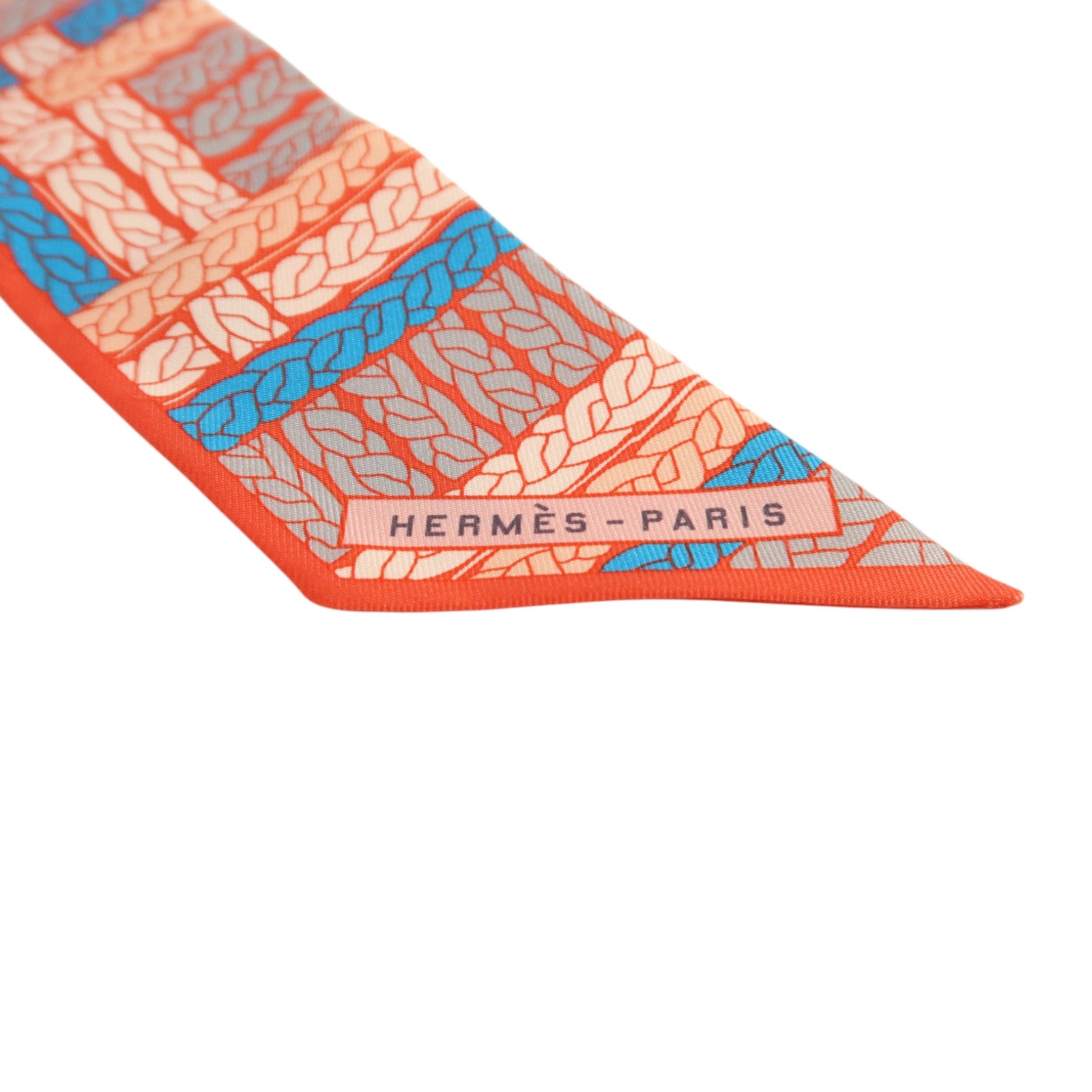 HERMES 絲質Twilly絲巾